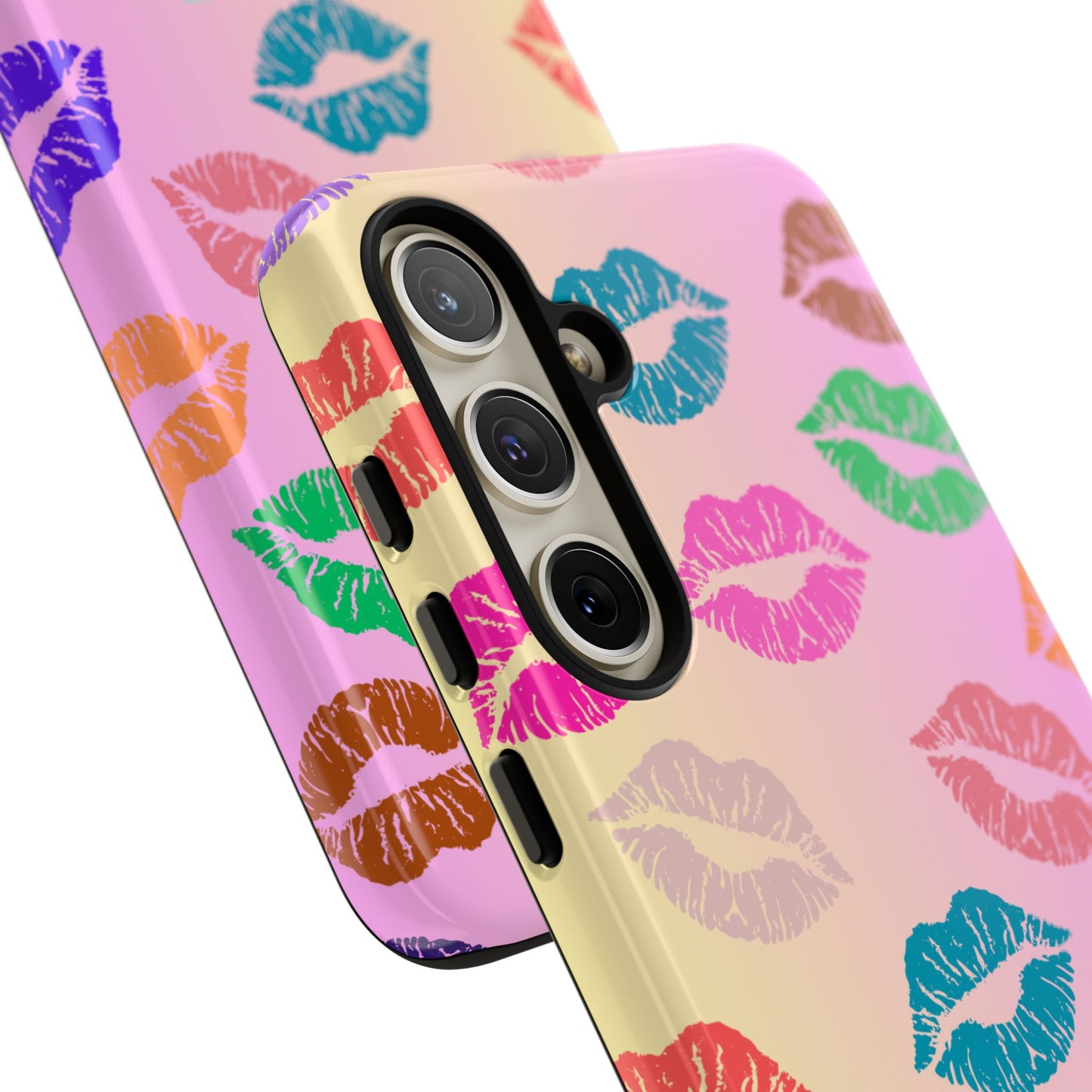 Kiss Print Tough Phone Cases Cute, Durable for Samsung