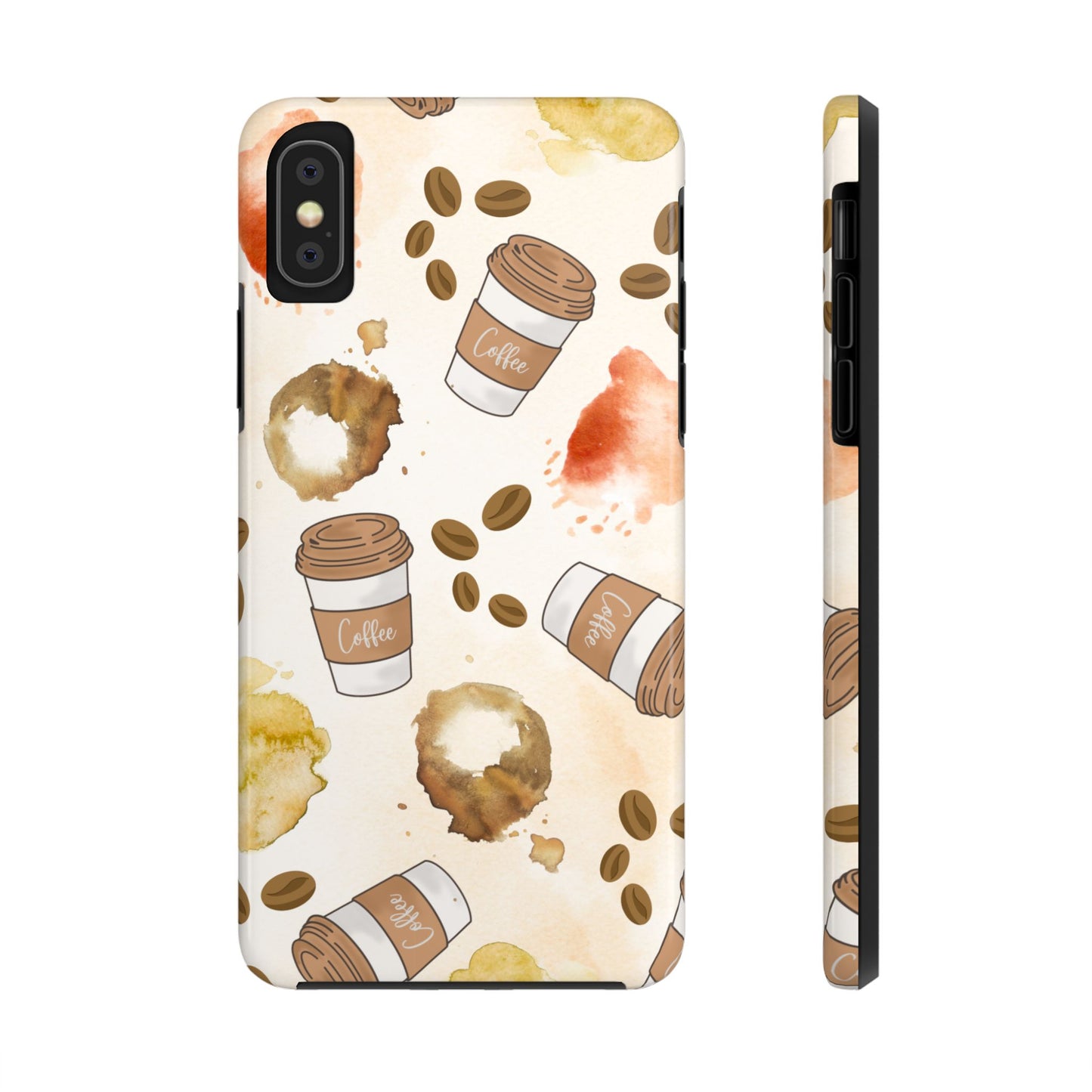 Cute, Trendy, Coffee Lover, Barista Tough Phone Cases for Iphone