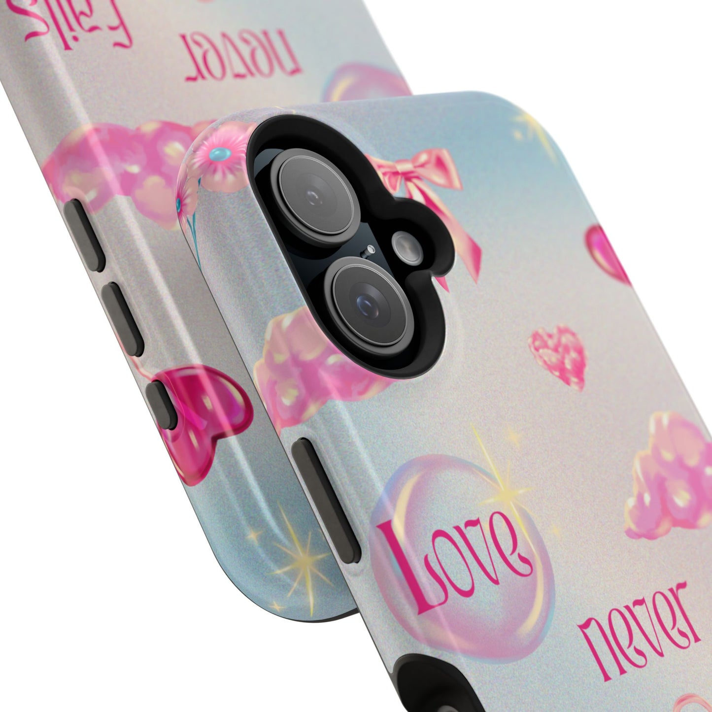 Love Never Fails Bible Verse Tough MAGNETIC Phone Case
