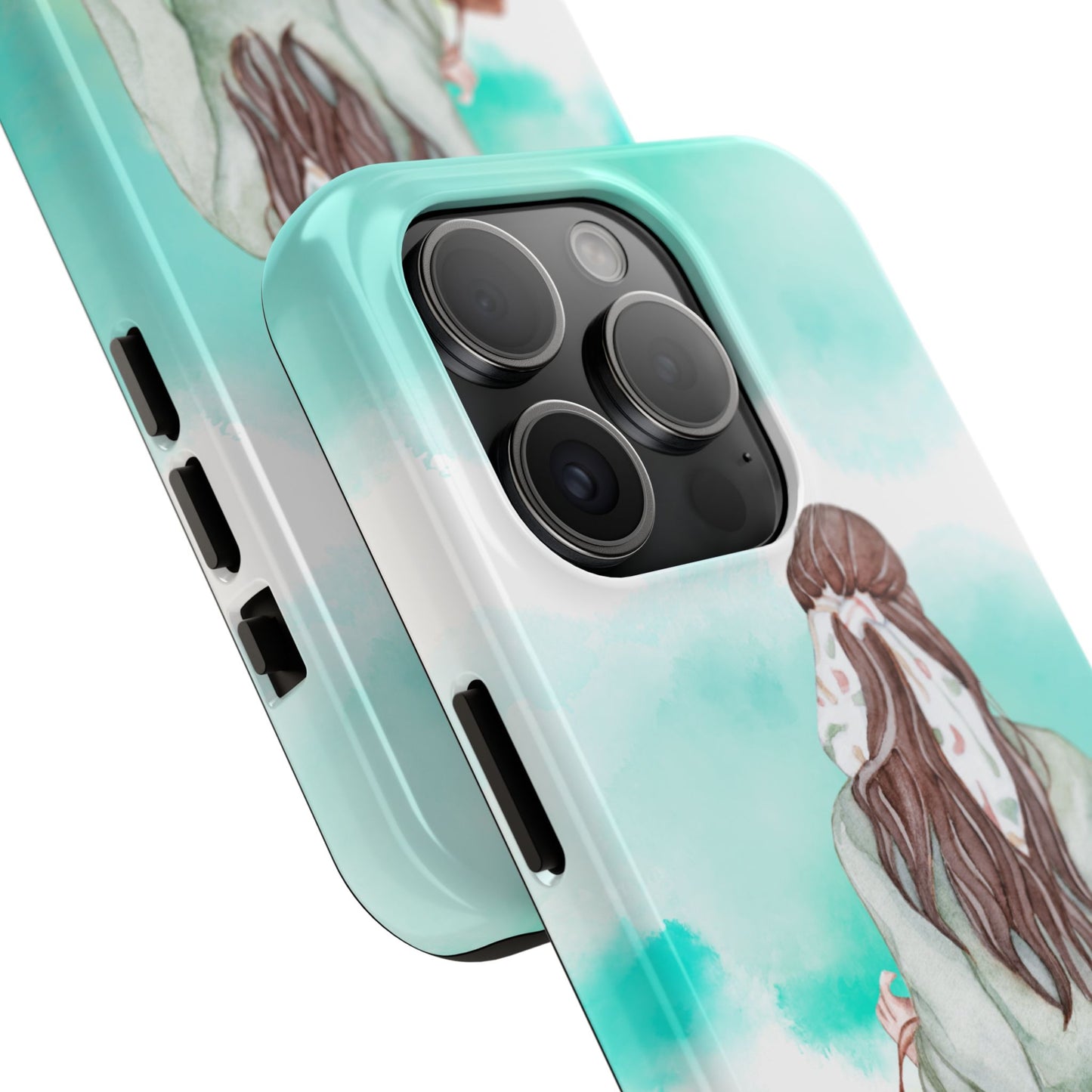 Whimsical Woman Tough Phone Case
