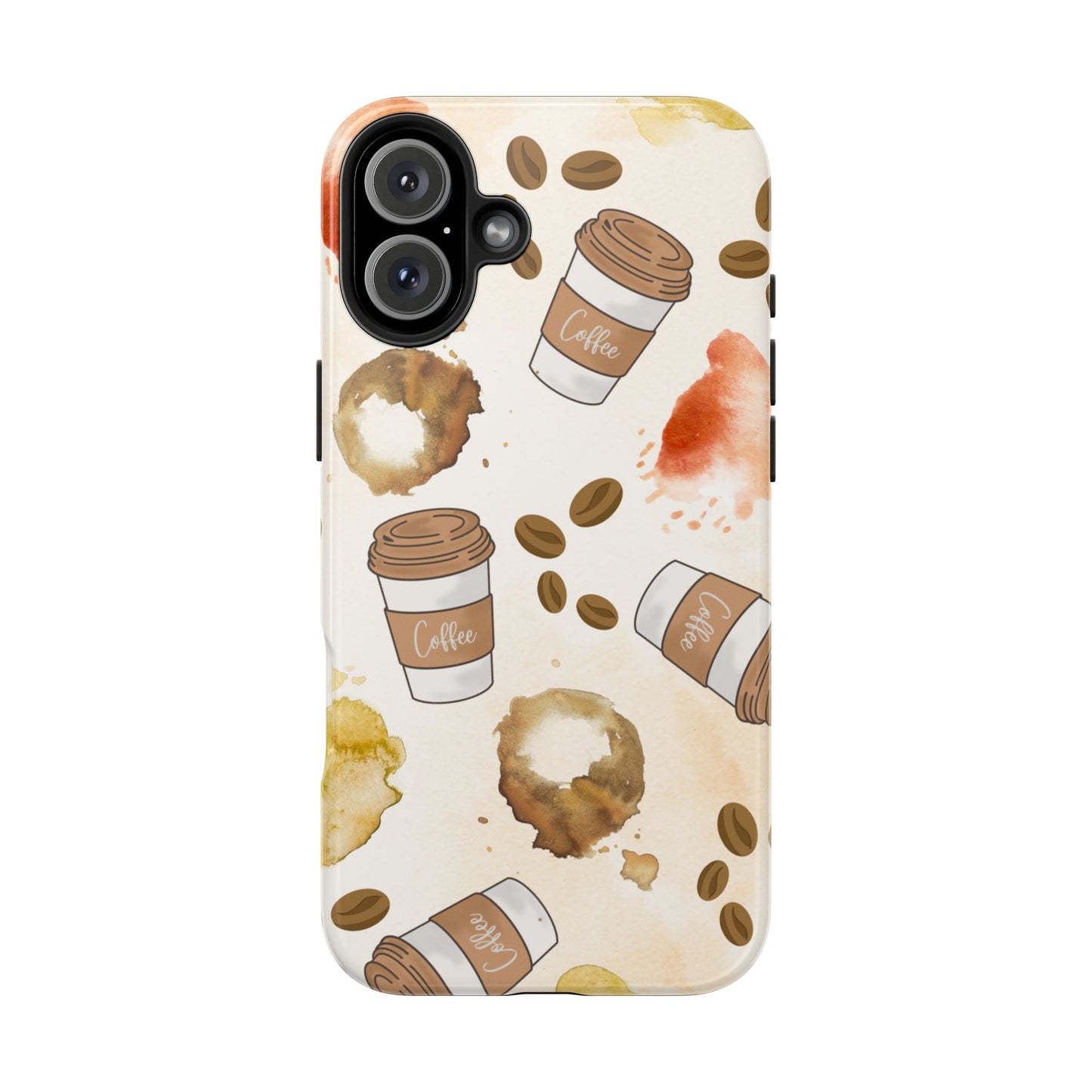 Cute, Trendy, Coffee Lover, Barista Tough Phone Cases for Iphone