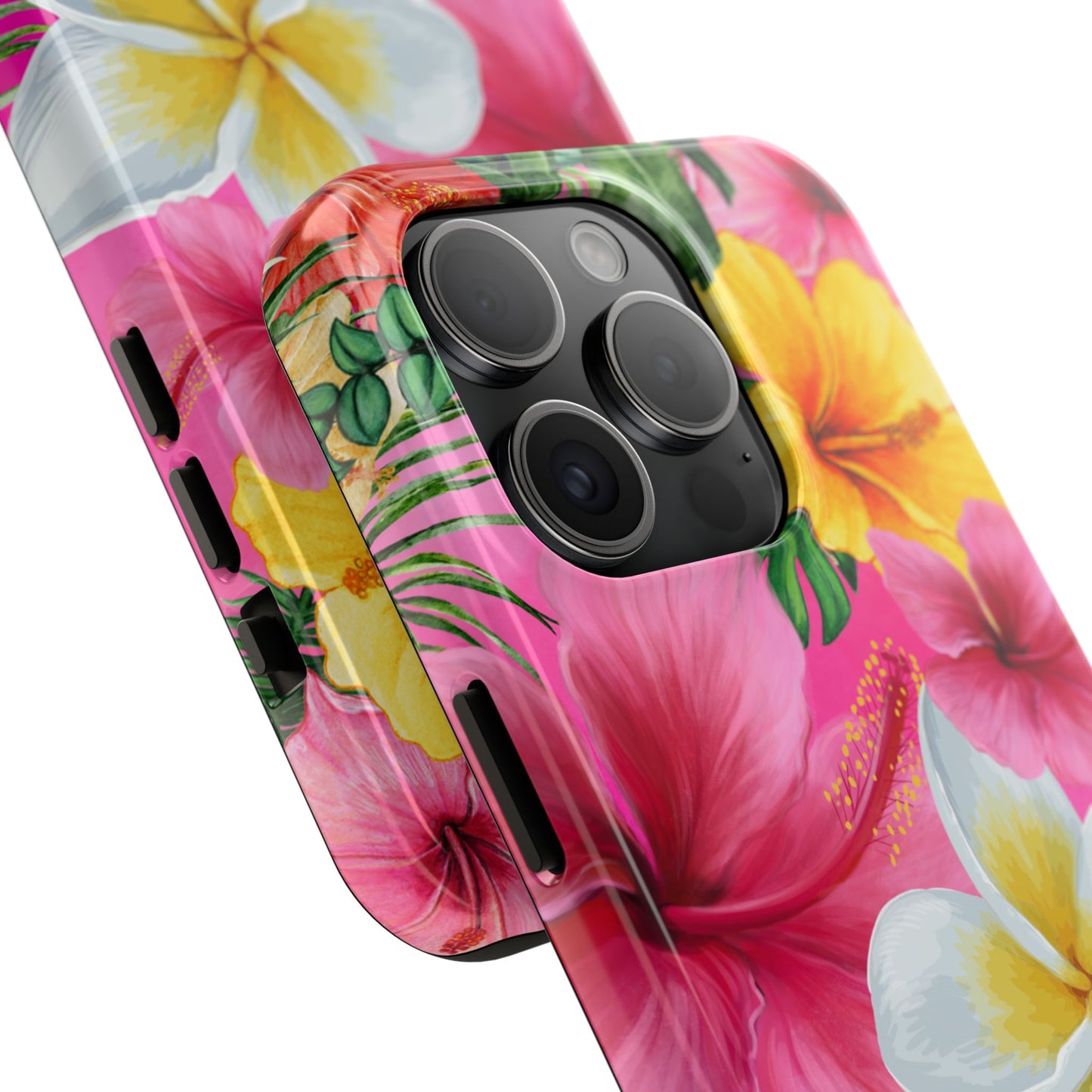 Tropical Floral Phone Case - Tough, Durable, Chic Protection, Summer Vibes, Gift for Her