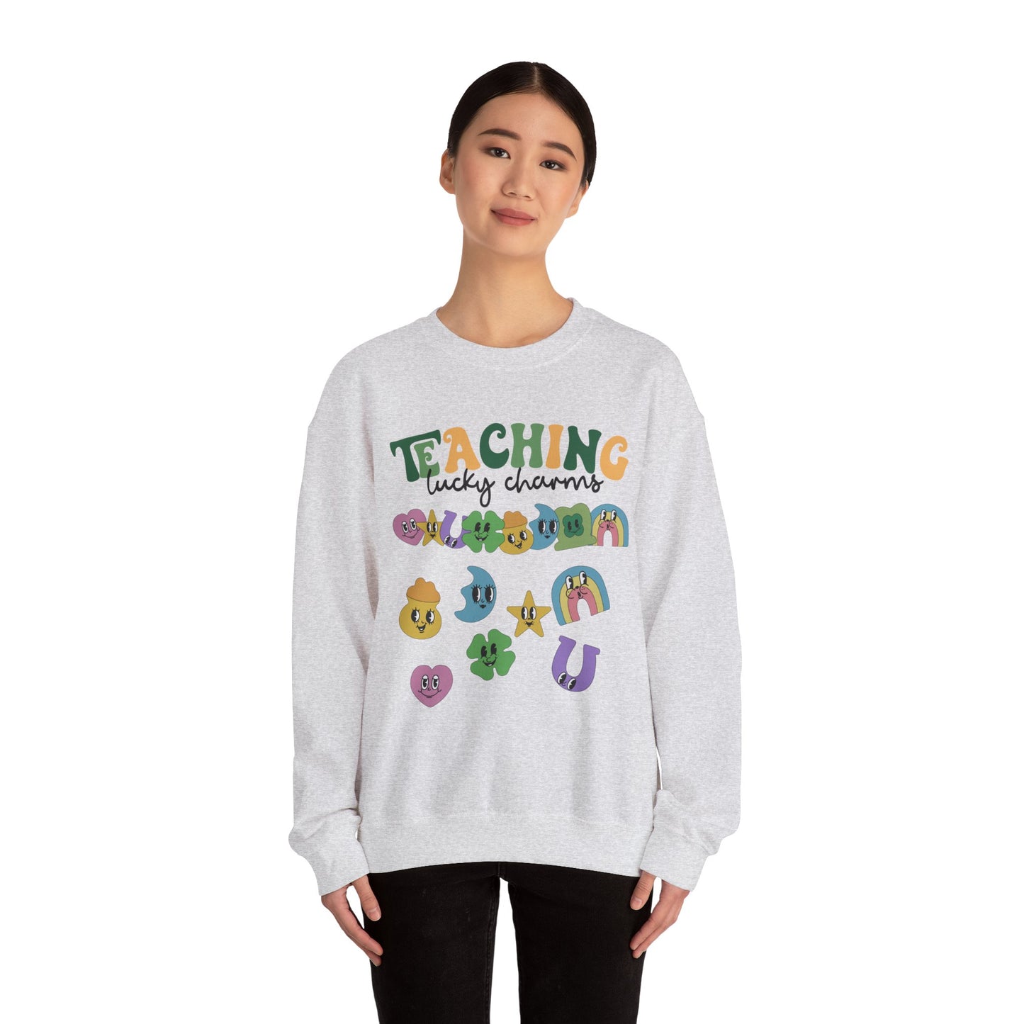 Teaching Lucky Charms Crewneck Sweatshirt for Educators