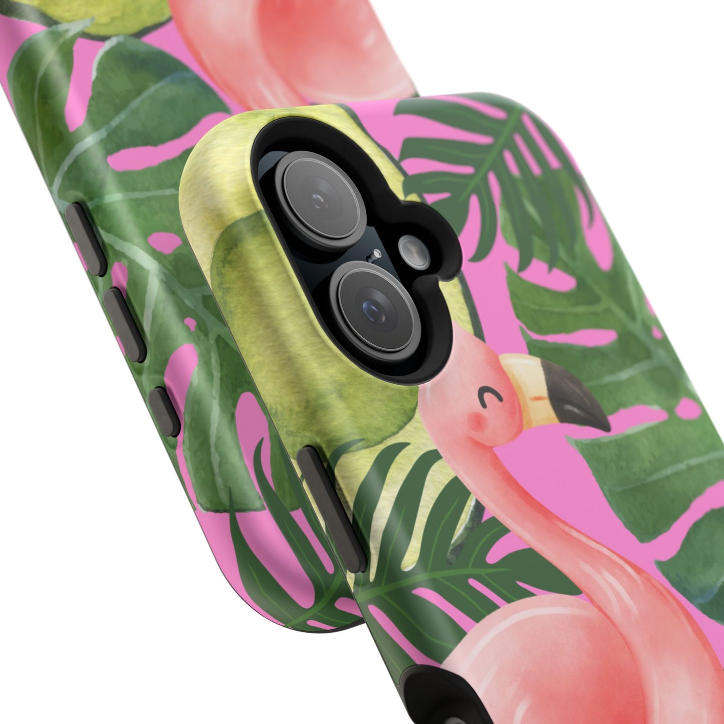 Tropical Flamingo, Cute, Summer Vibes MAGNETIC Tough Phone Case