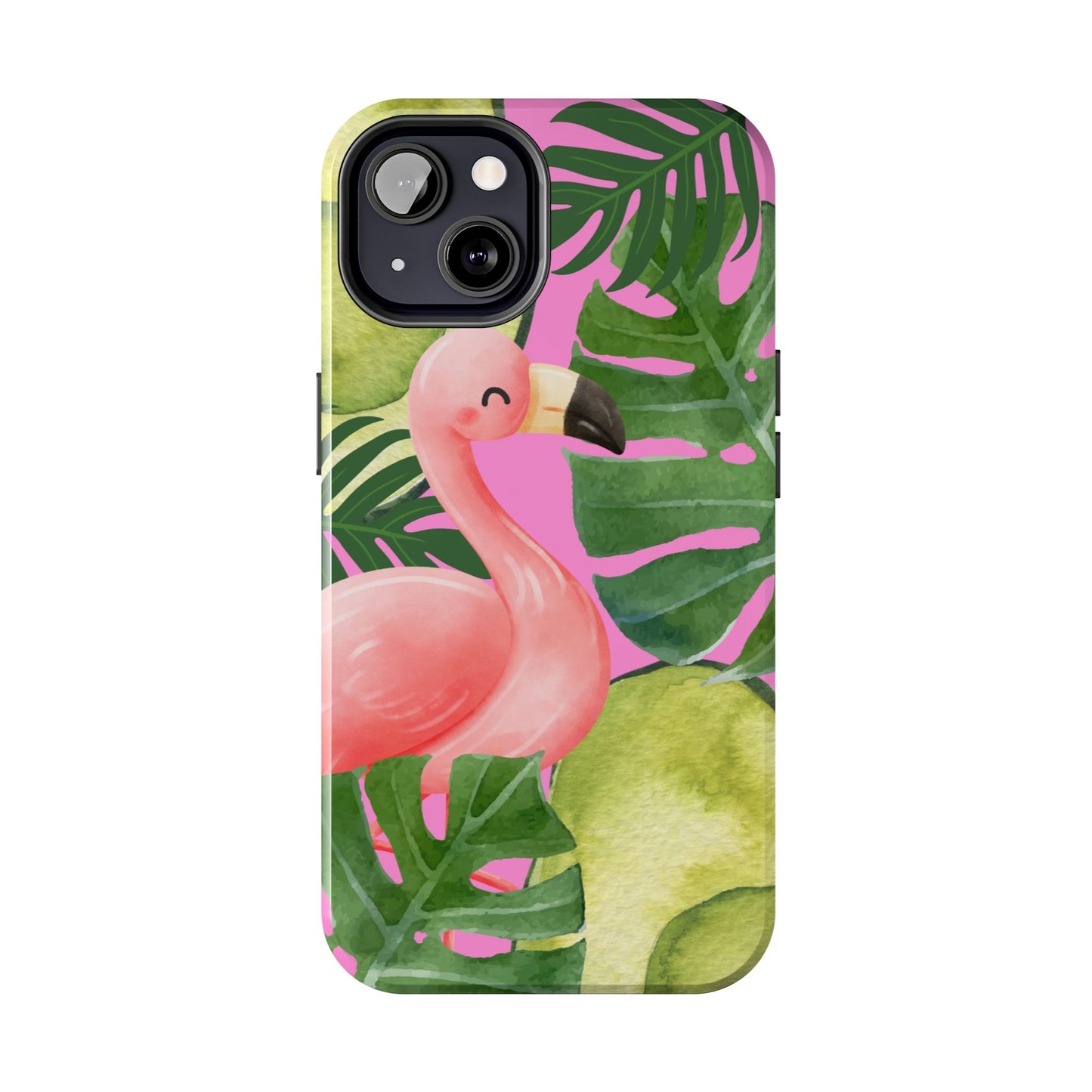 Tropical Flamingo, Cute, Summer Vibes Tough Phone Case