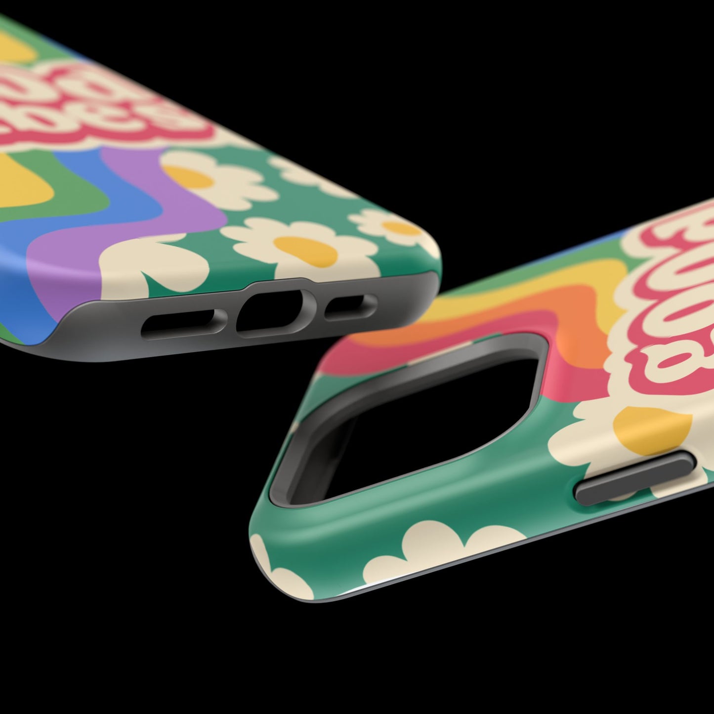 Good Vibes MAGNETIC Tough Phone Cases, Colorful, Cheerful Phone Protection, Gifts for Friends