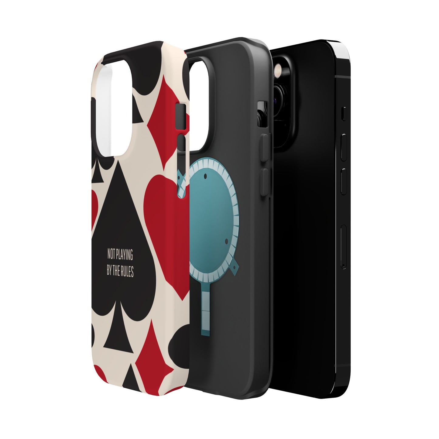 Bold Playing Card Tough Phone Case - Not Playing by the Rules for Iphone