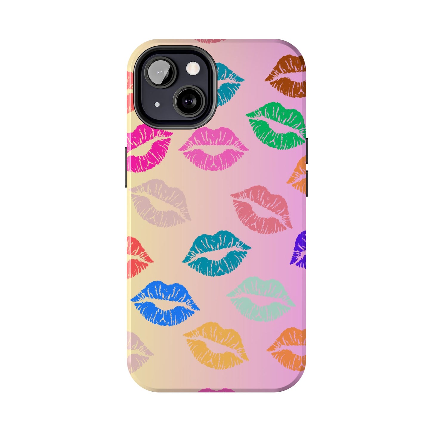 Kiss Print Tough Phone Cases Cute, Durable for Iphone