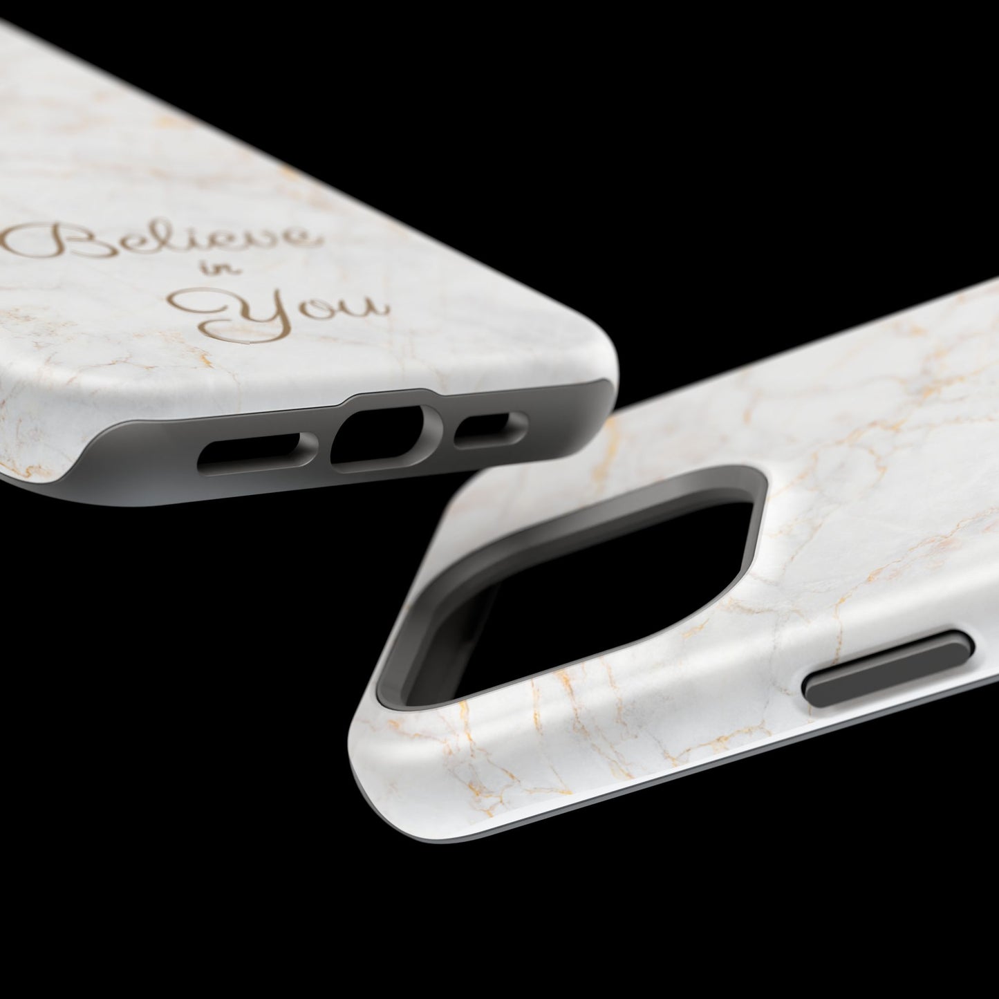 Elegant Motivational, Inspirational - Believe in You, Tough MAGNETIC Phone Case