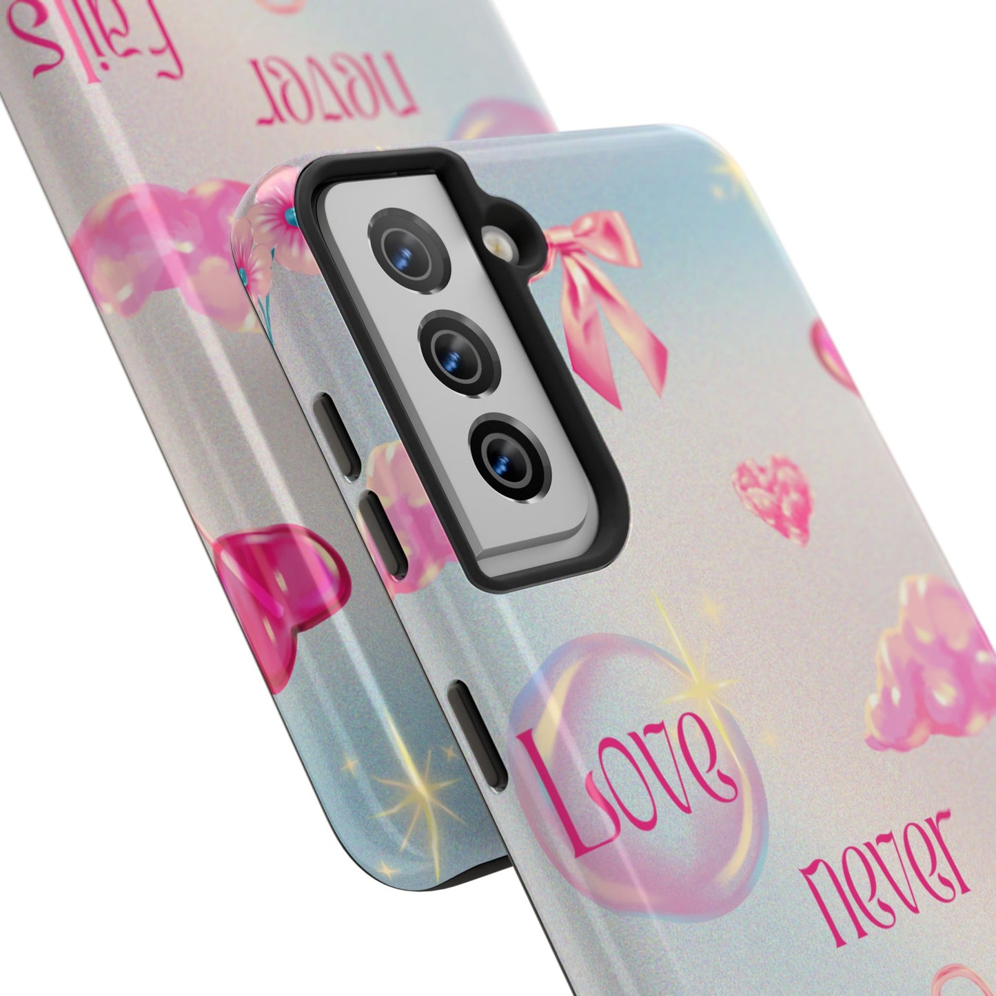 Love Never Fails Bible Verse Tough Phone Case