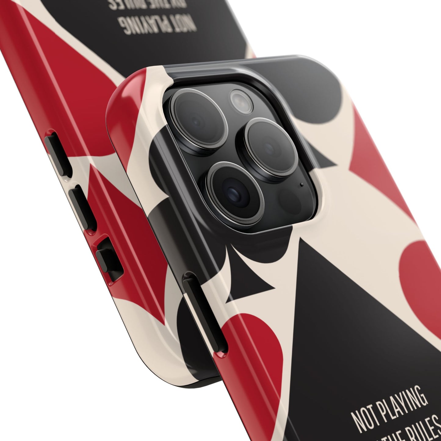 Bold Playing Card Tough Phone Case - Not Playing by the Rules