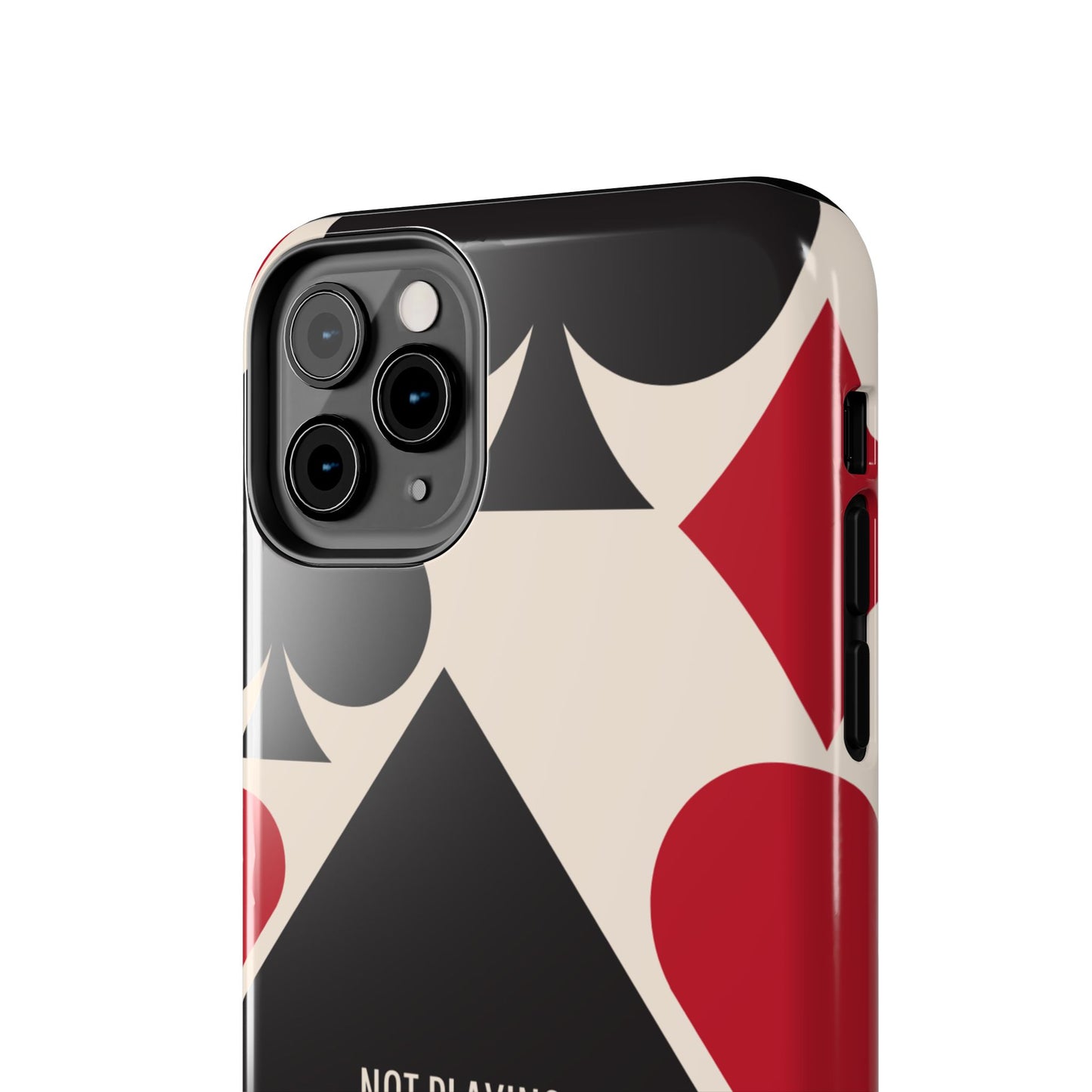 Bold Playing Card Tough Phone Case - Not Playing by the Rules