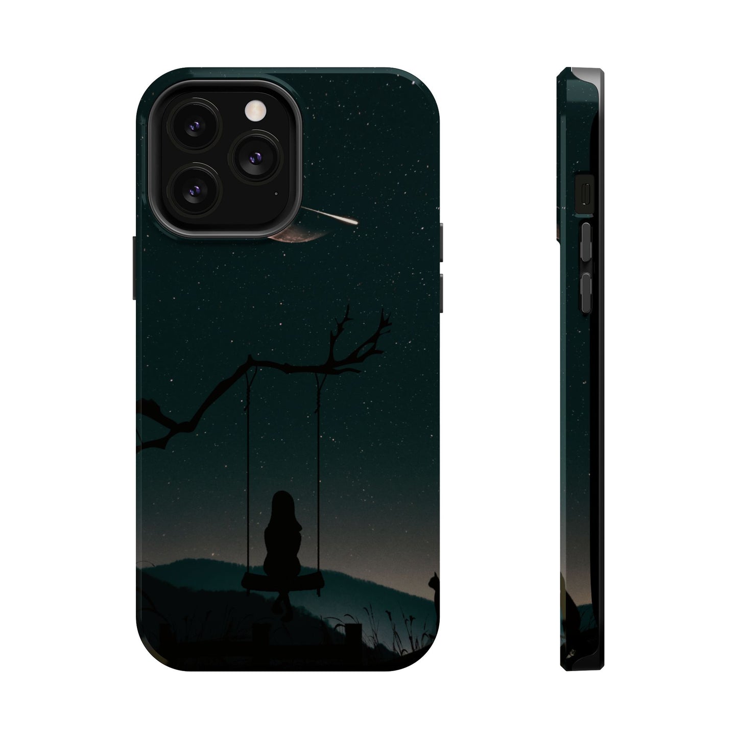 Dreamy Night Sky Tough Magnetic Phone Cases Unique Celestial Design for Iphone
