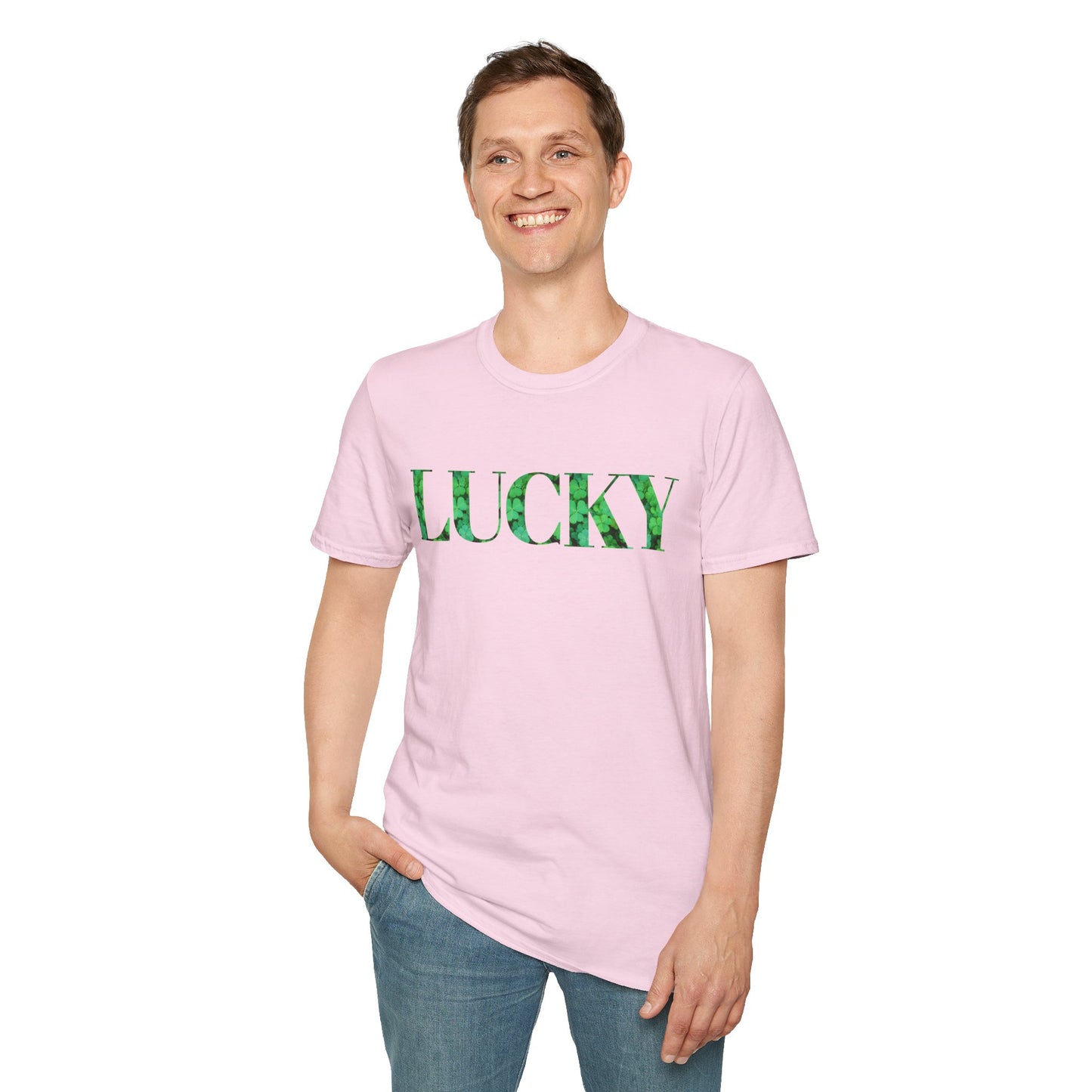 Lucky Green-Clover Unisex T-Shirt - Perfect for St. Patrick's Day & Everyday Wear