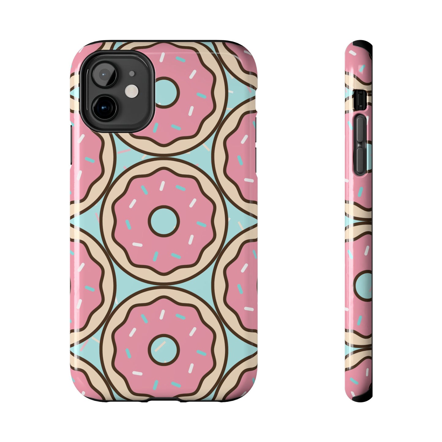 Cute Donut Pattern Tough Phone Case