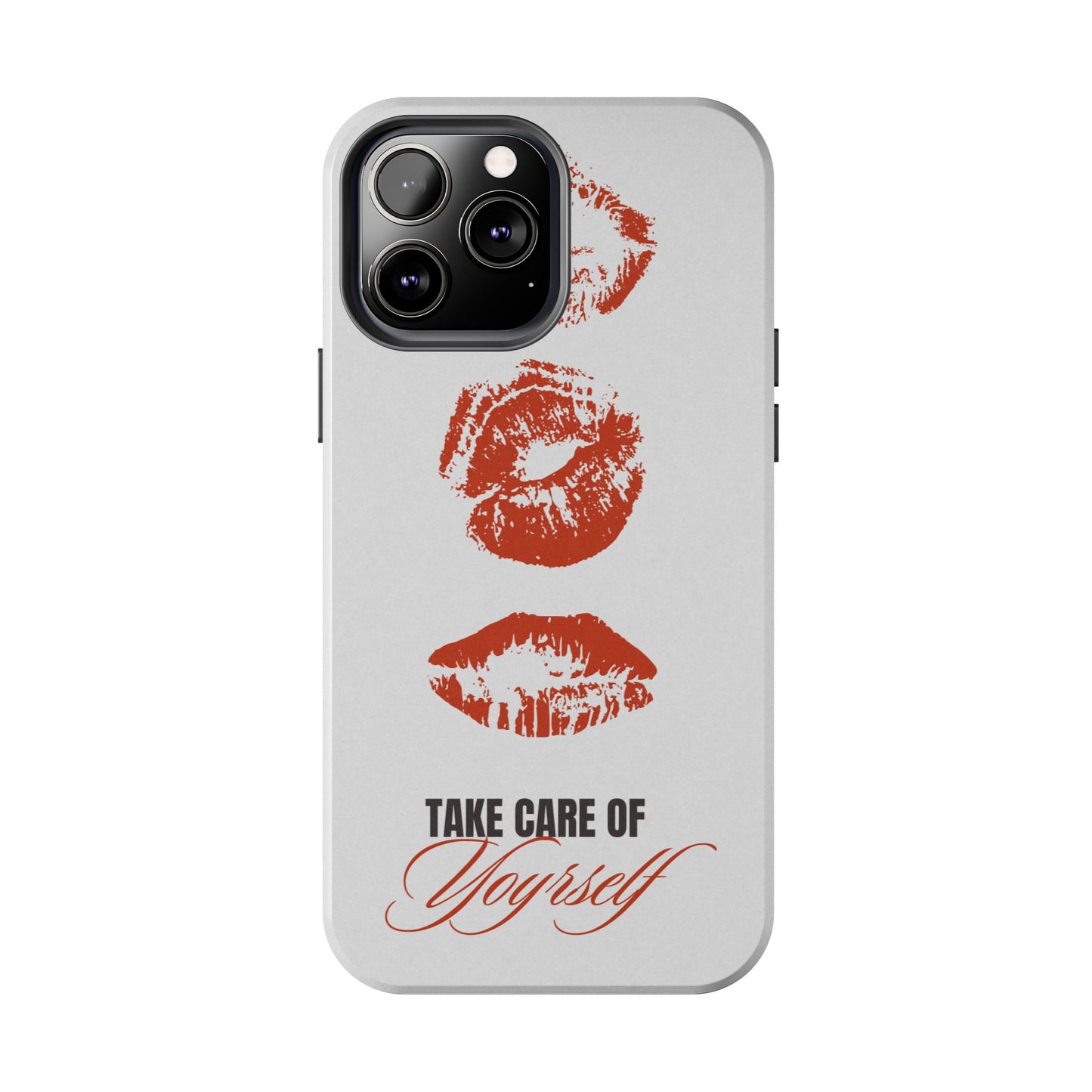 Kiss Print, Chic. Tough Phone Case