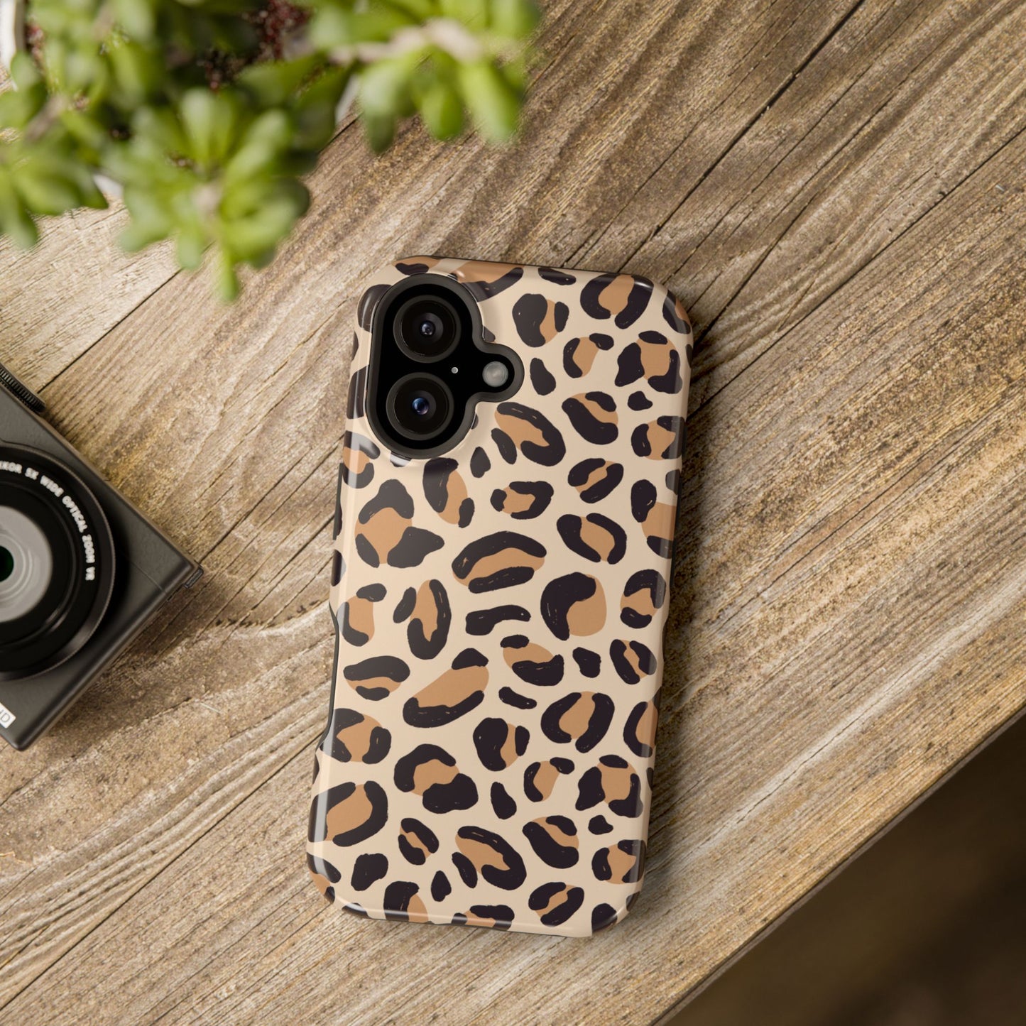 Stylish Leopard Trendy MAGNETIC Phone Case for Iphone