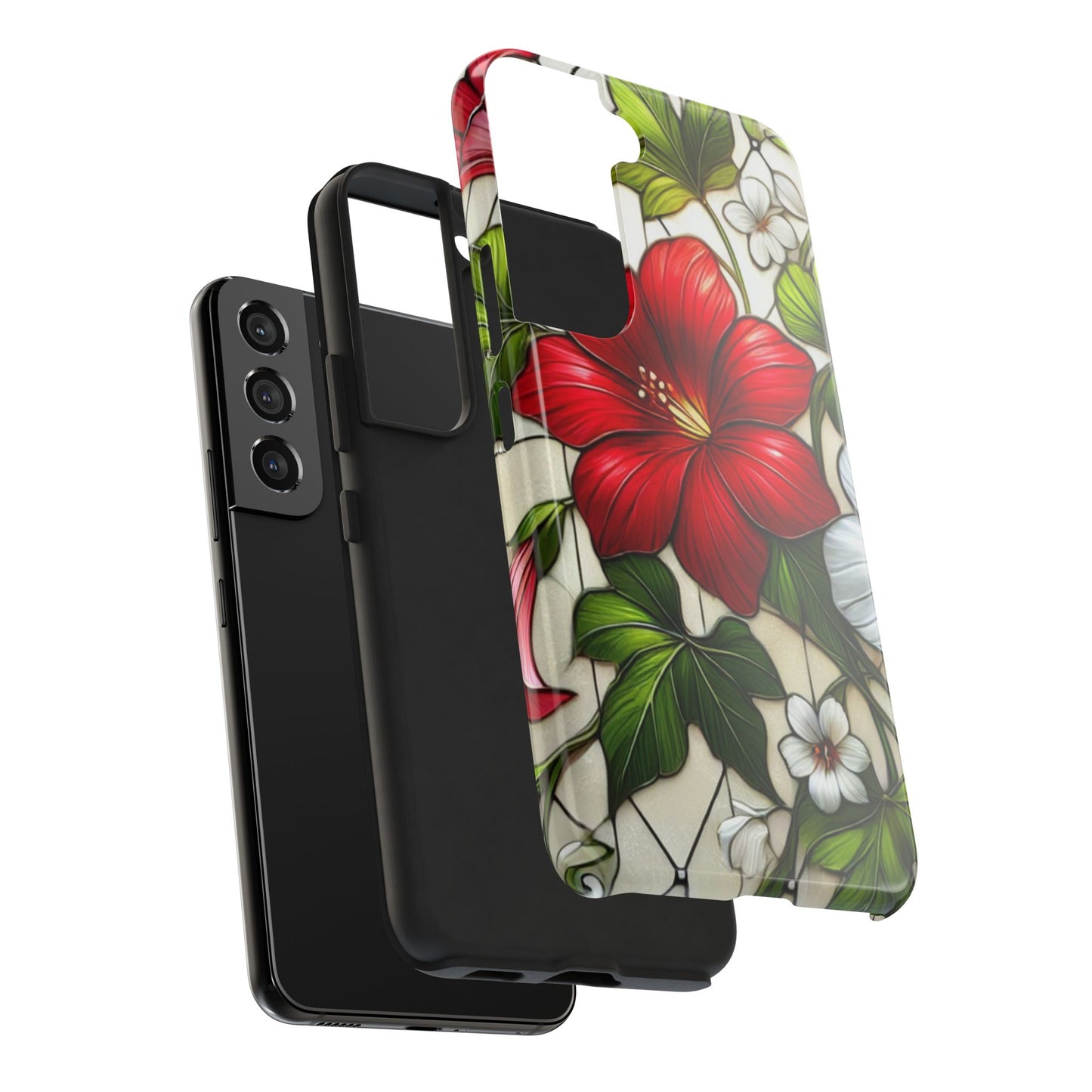 Tough Phone Case with Vibrant Floral Design - Perfect Gift for Nature Lovers
