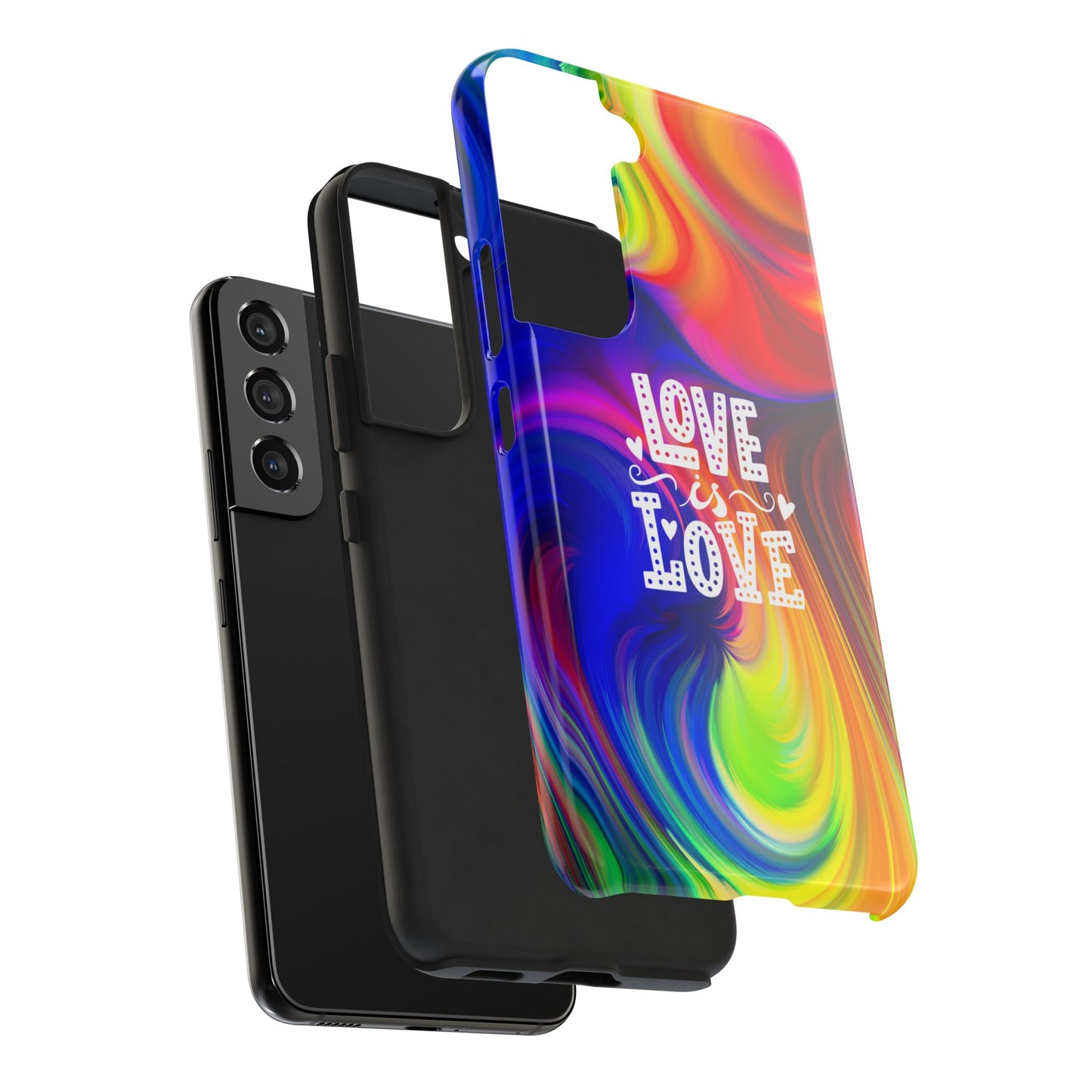 LOVE IS LOVE Colorful Love, Pride Tough Phone Case