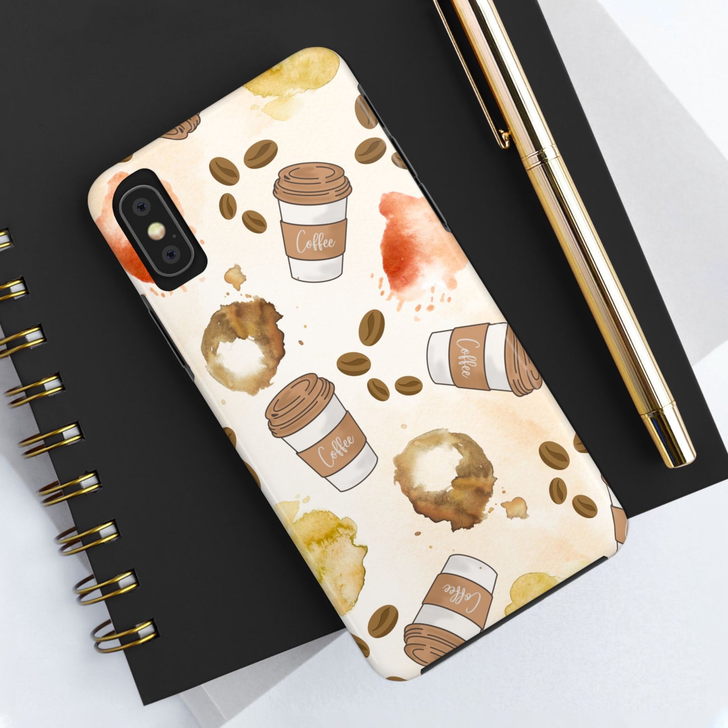Cute, Trendy, Coffee Lover, Barista Tough Phone Cases for Iphone