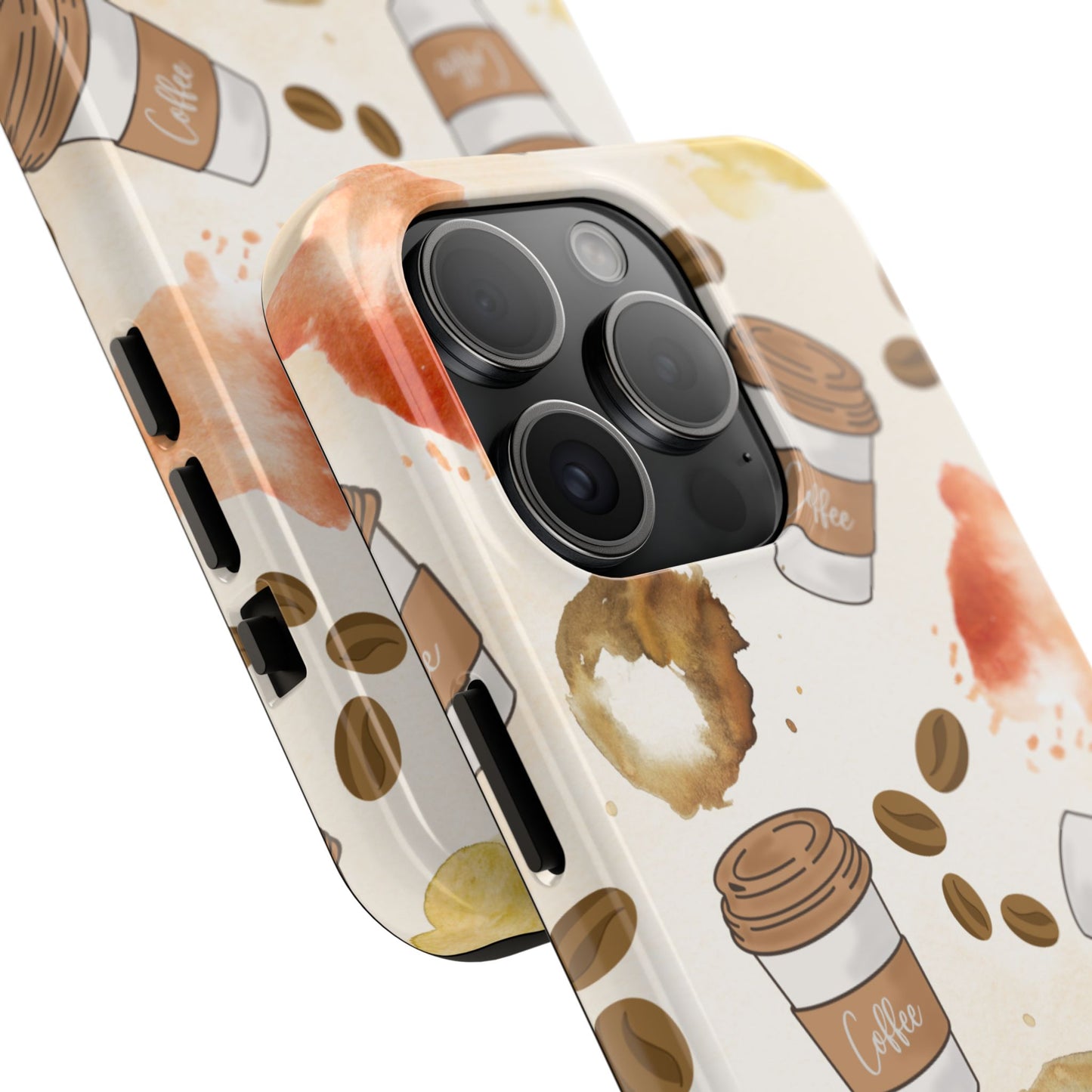 Cute, Trendy, Coffee Lover, Barista Tough Phone Cases for Iphone