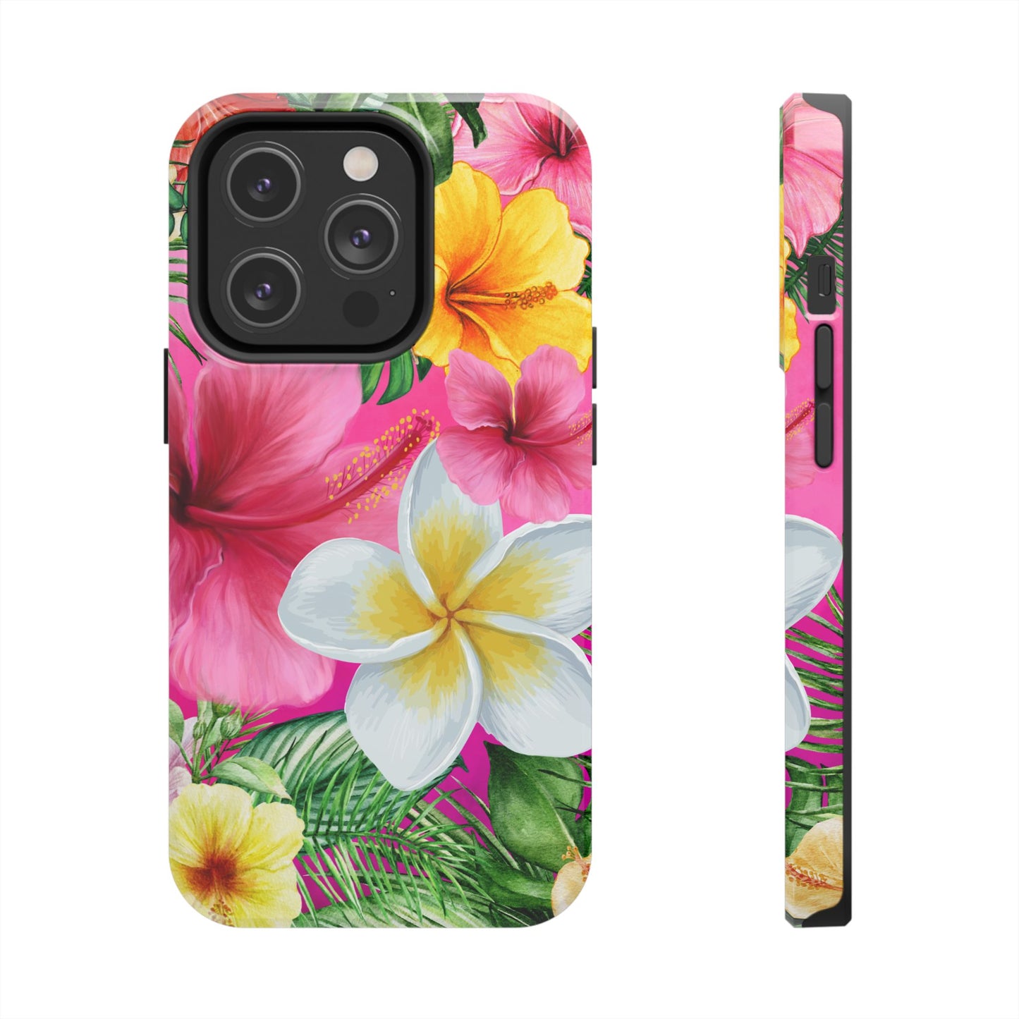 Tropical Floral Phone Case - Tough, Durable, Chic Protection, Summer Vibes, Gift for Her