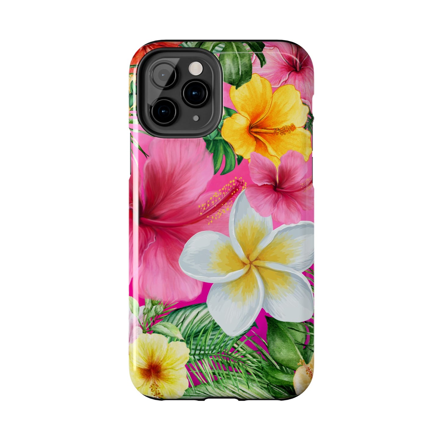 Tropical Floral Phone Case - Tough, Durable, Chic Protection, Summer Vibes, Gift for Her