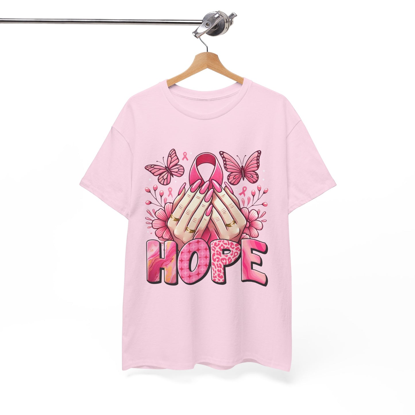 Hopeful Butterflies Unisex Heavy Cotton Tee