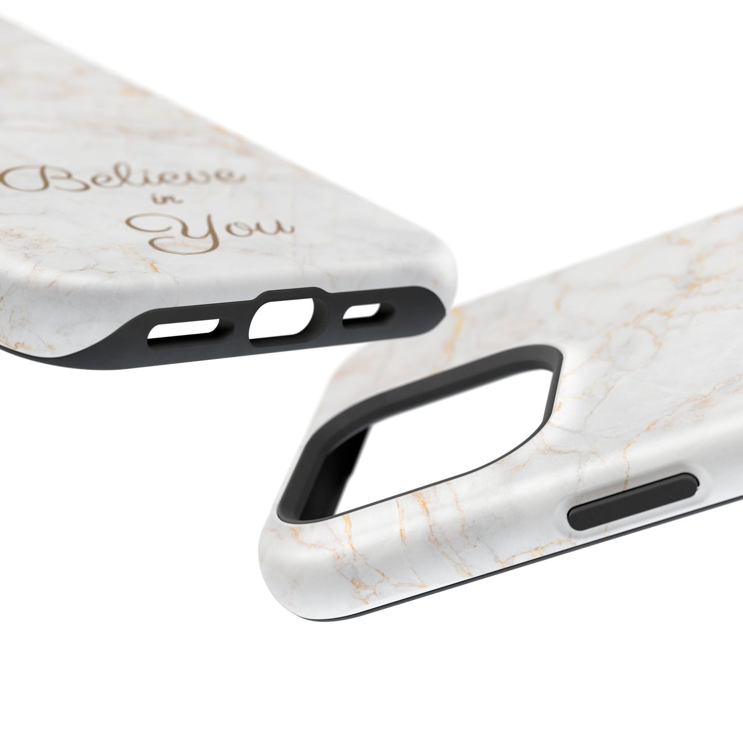 Elegant Motivational, Inspirational - Believe in You, Tough MAGNETIC Phone Case