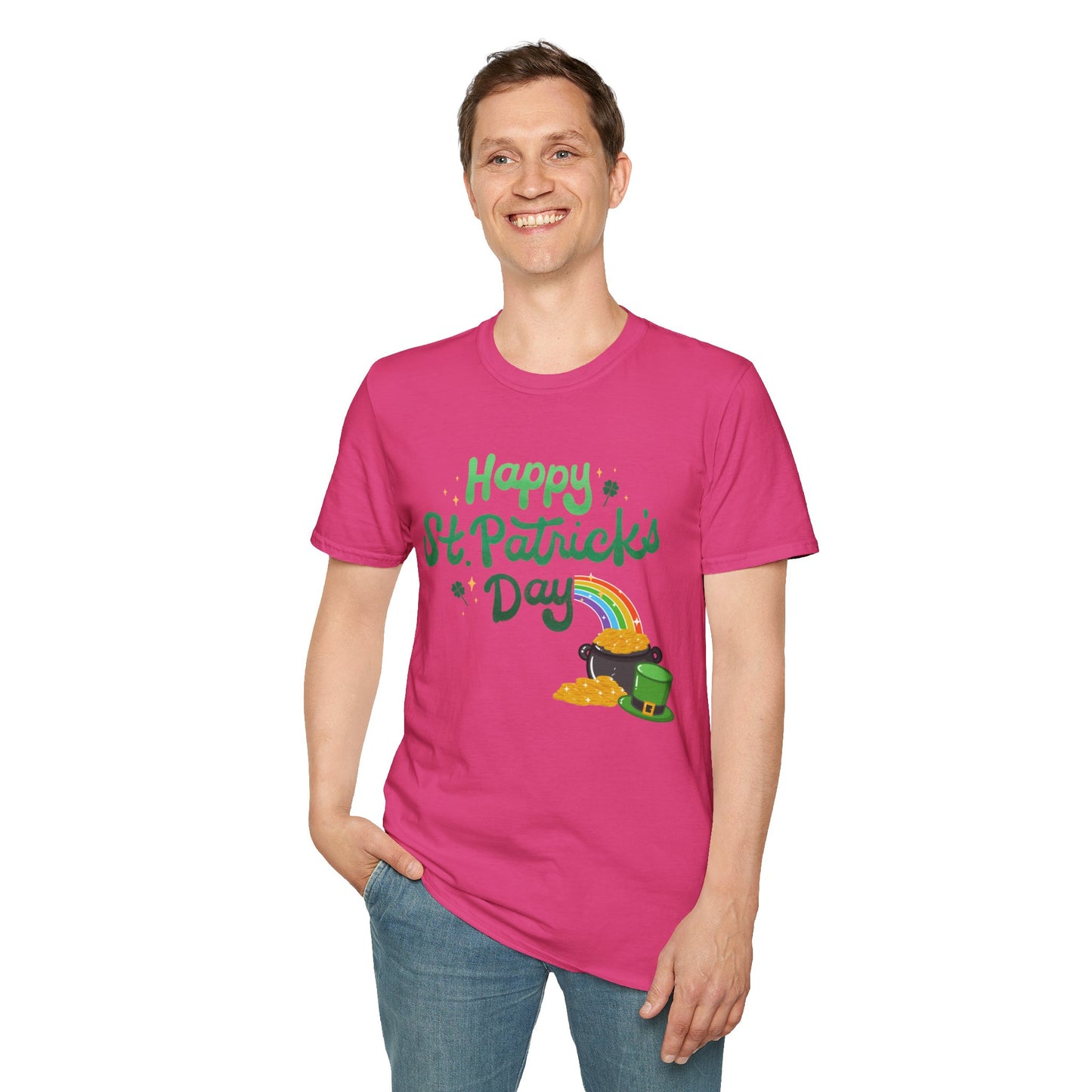 Happy St. Patrick's Day Unisex Softstyle T-Shirt