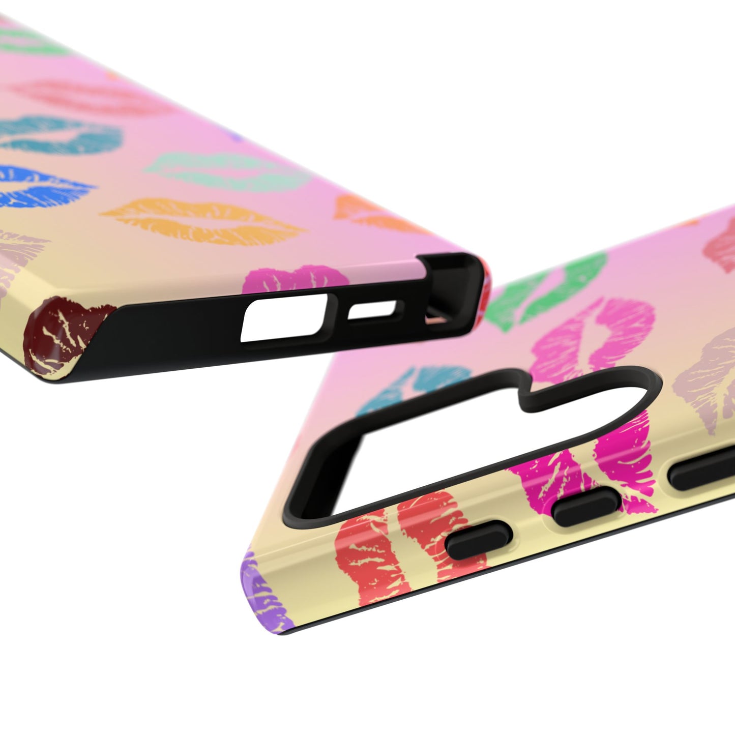 Kiss Print Tough Phone Cases Cute, Durable for Samsung