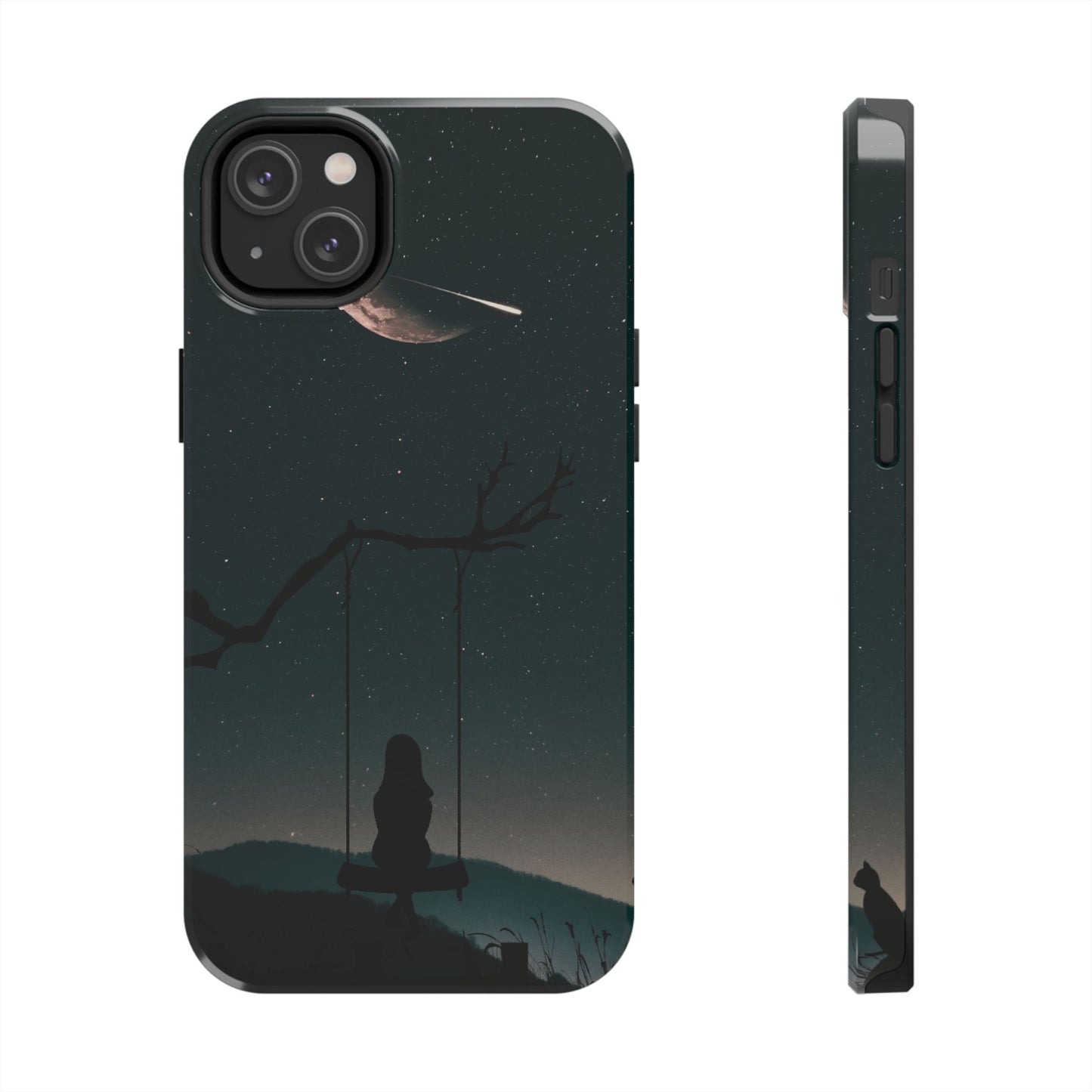 Dreamy Night Sky Tough Phone Cases Unique Celestial Design for Iphone