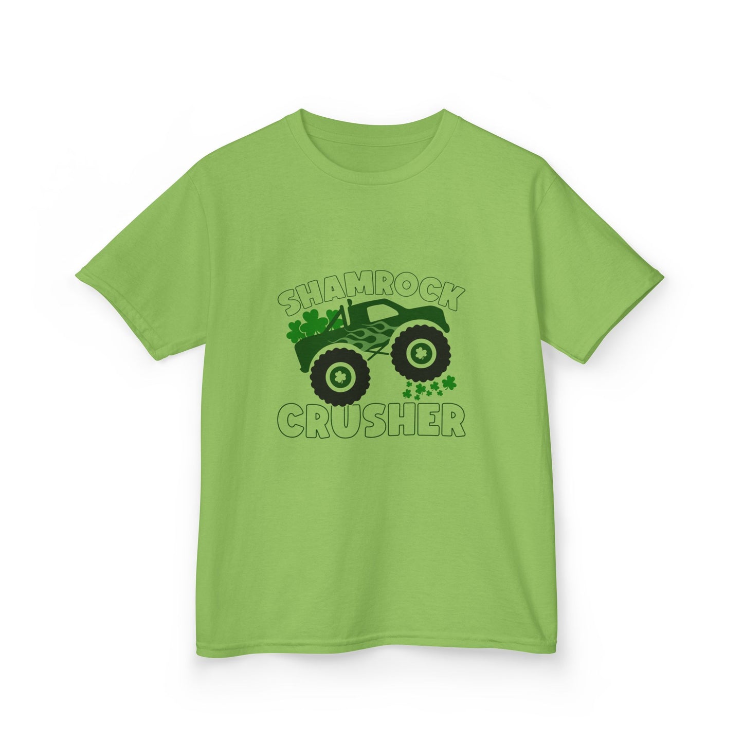 Shamrock Crusher Kids Heavy Cotton Tee - Fun St. Patrick's Day Shirt
