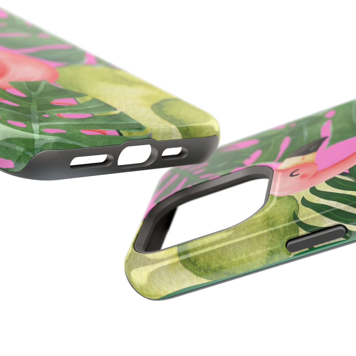 Tropical Flamingo, Cute, Summer Vibes MAGNETIC Tough Phone Case