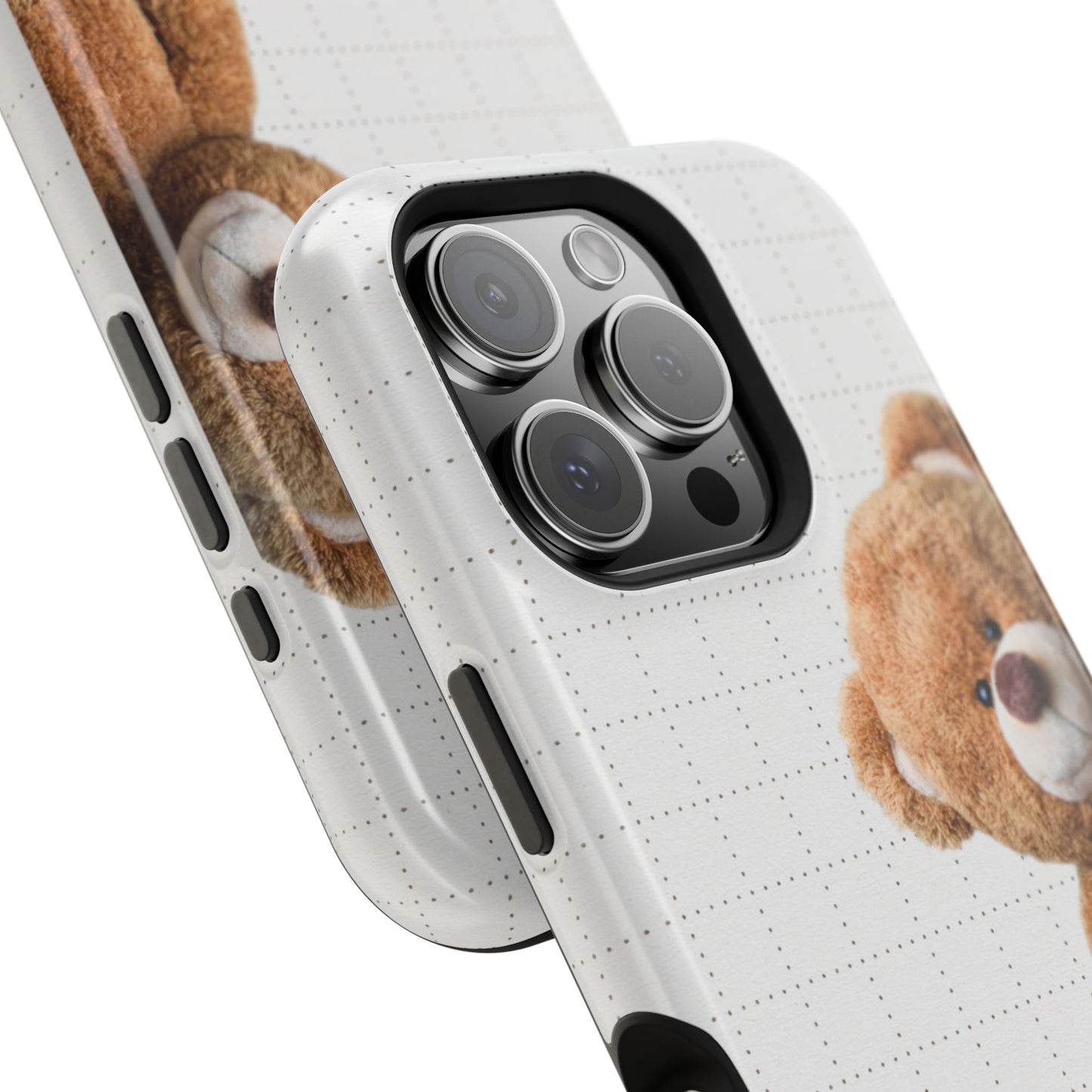 Good Day Teddy Bear MAGNETIC Phone Cases, Cute, Gift for Friends, Teddy Bear Lover's Case