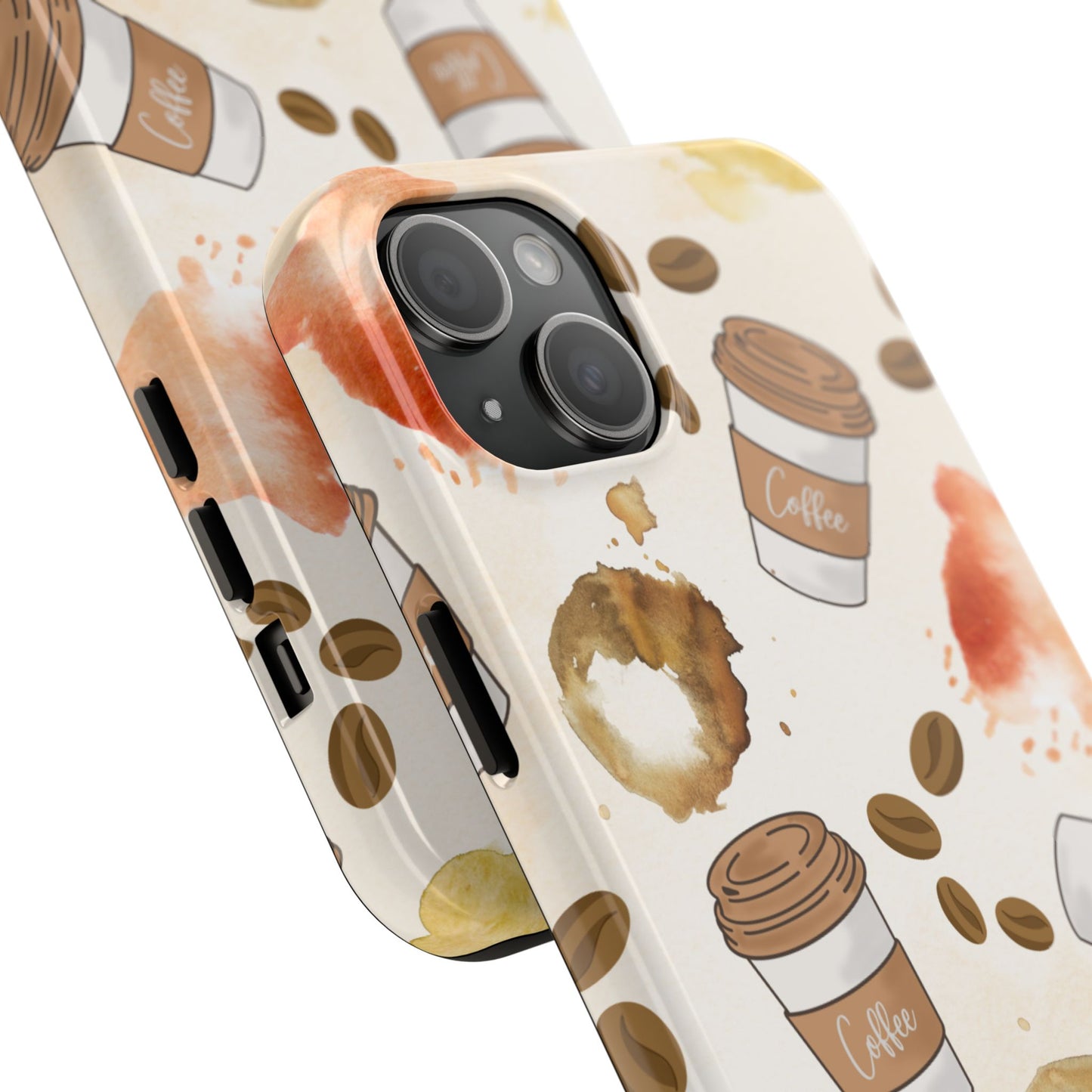 Cute, Trendy, Coffee Lover, Barista Tough Phone Cases for Iphone