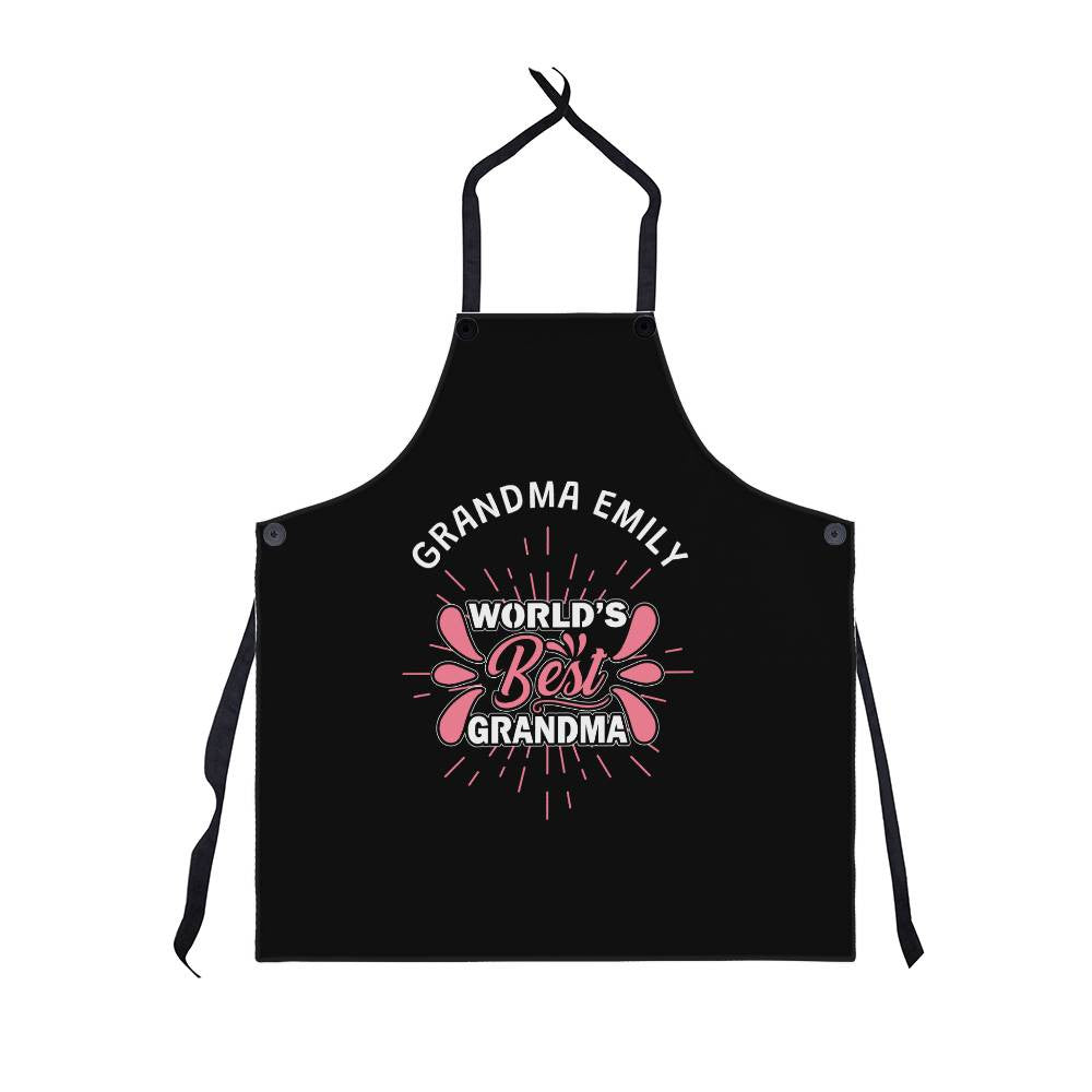 Personalized Apron for Grandma - Perfect Mother's Day or Birthday Gift
