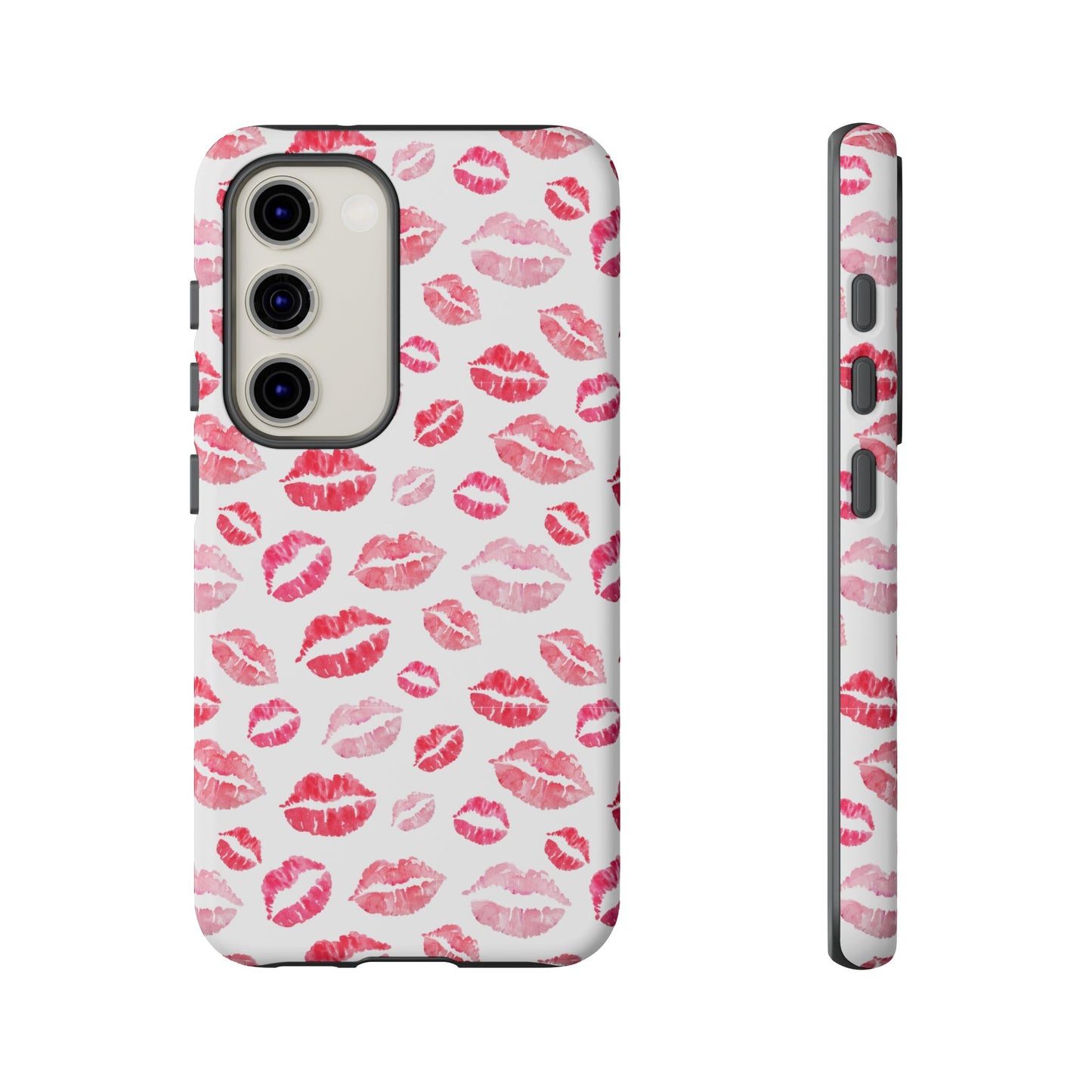 Kiss Pattern Tough Phone Cases, Cute, Unique for Samsung