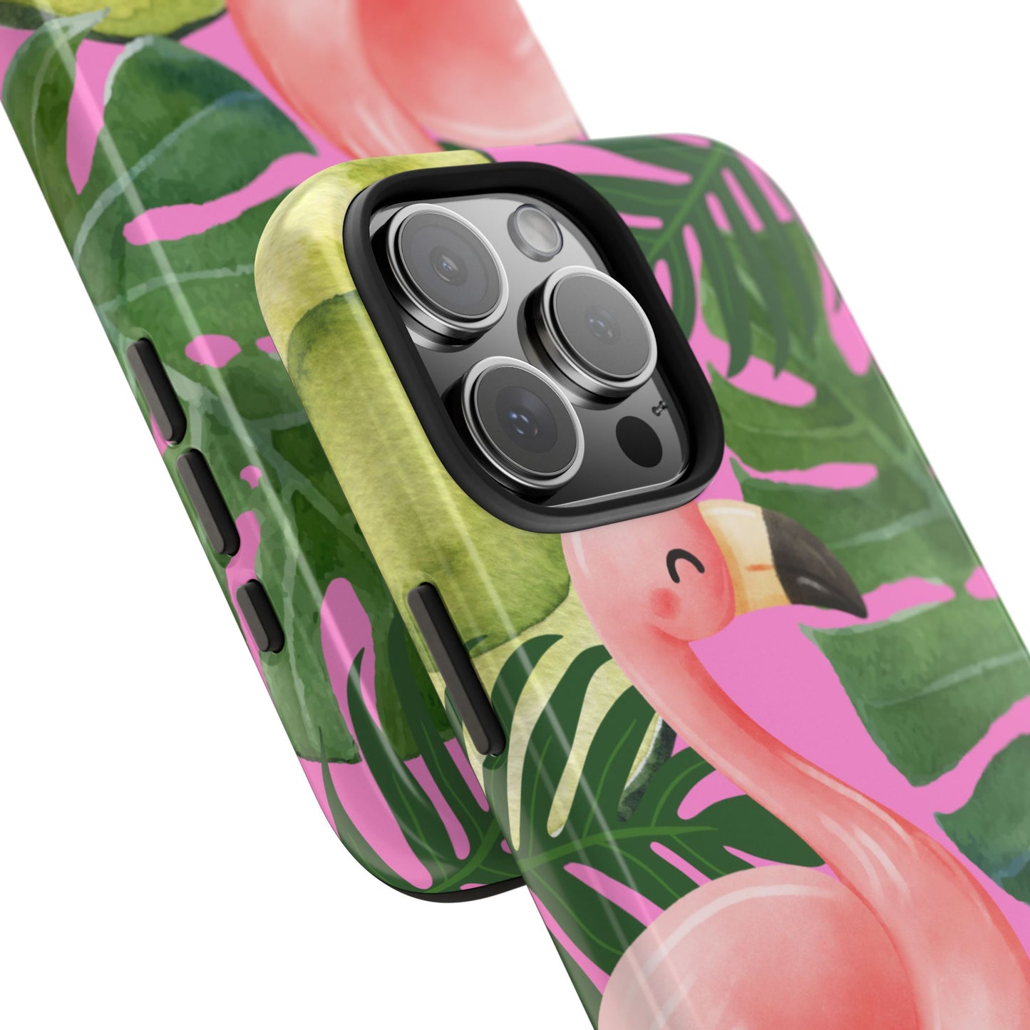 Tropical Flamingo, Cute, Summer Vibes Tough Phone Case