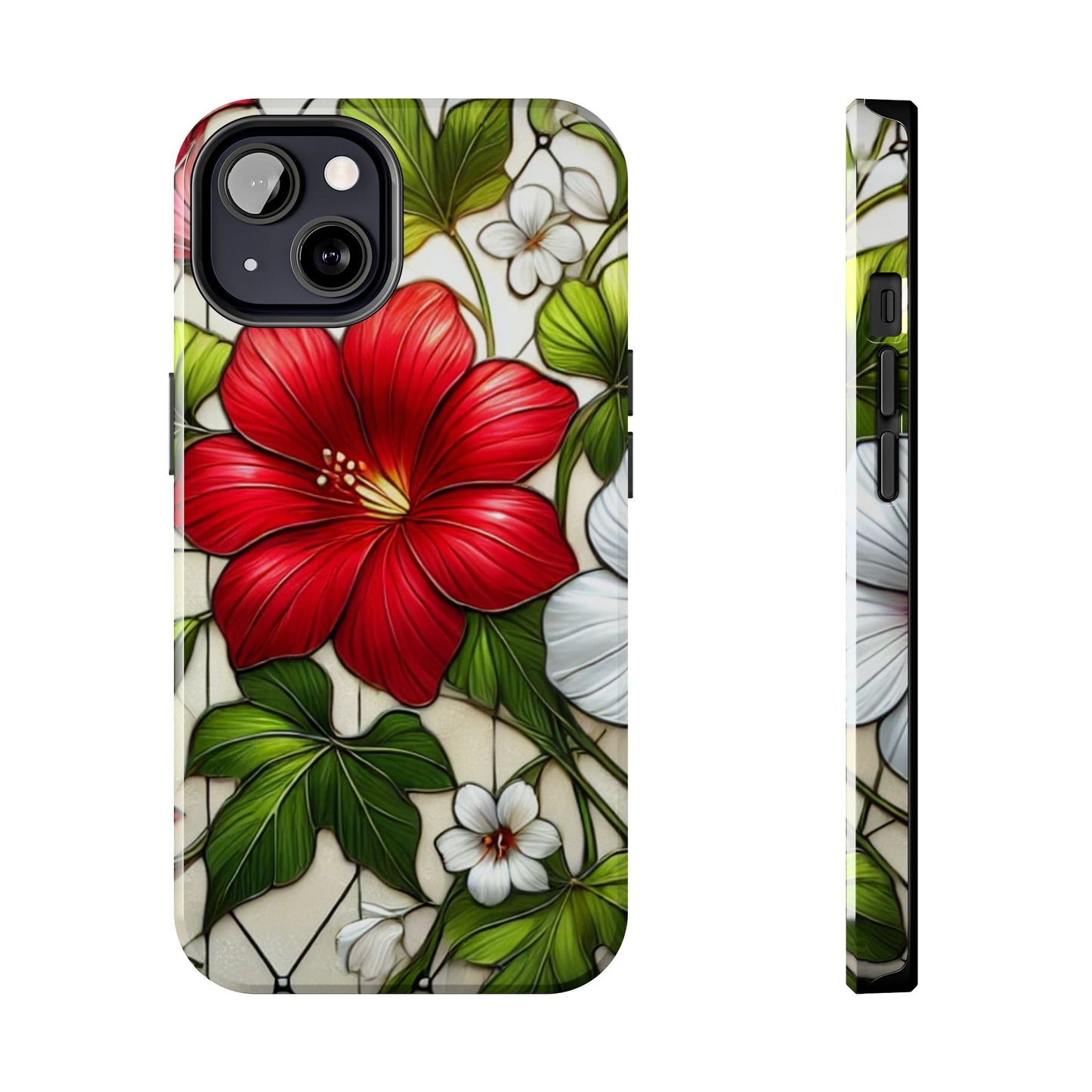 Tough Phone Case with Vibrant Floral Design - Perfect Gift for Nature Lovers