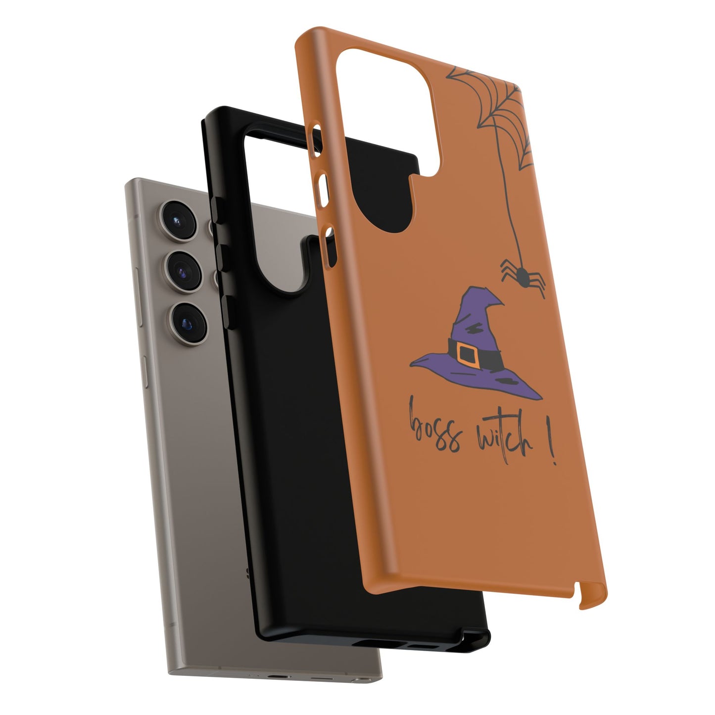 Halloween Phone Case, Boss Witch Phone Cover, Spooky Witch Design, Phone Accessory, Gift for Her, Autumn Decor, Witchy Aesthetic