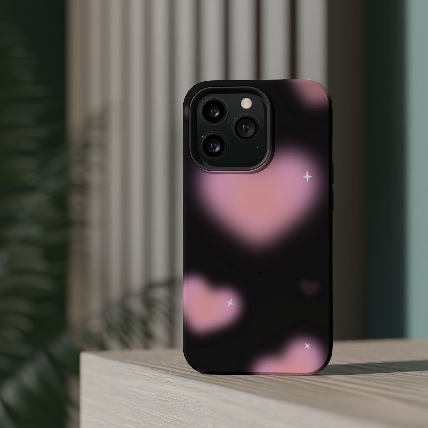 Romantic Pink Heart Pattern MAGNETIC Phone Case