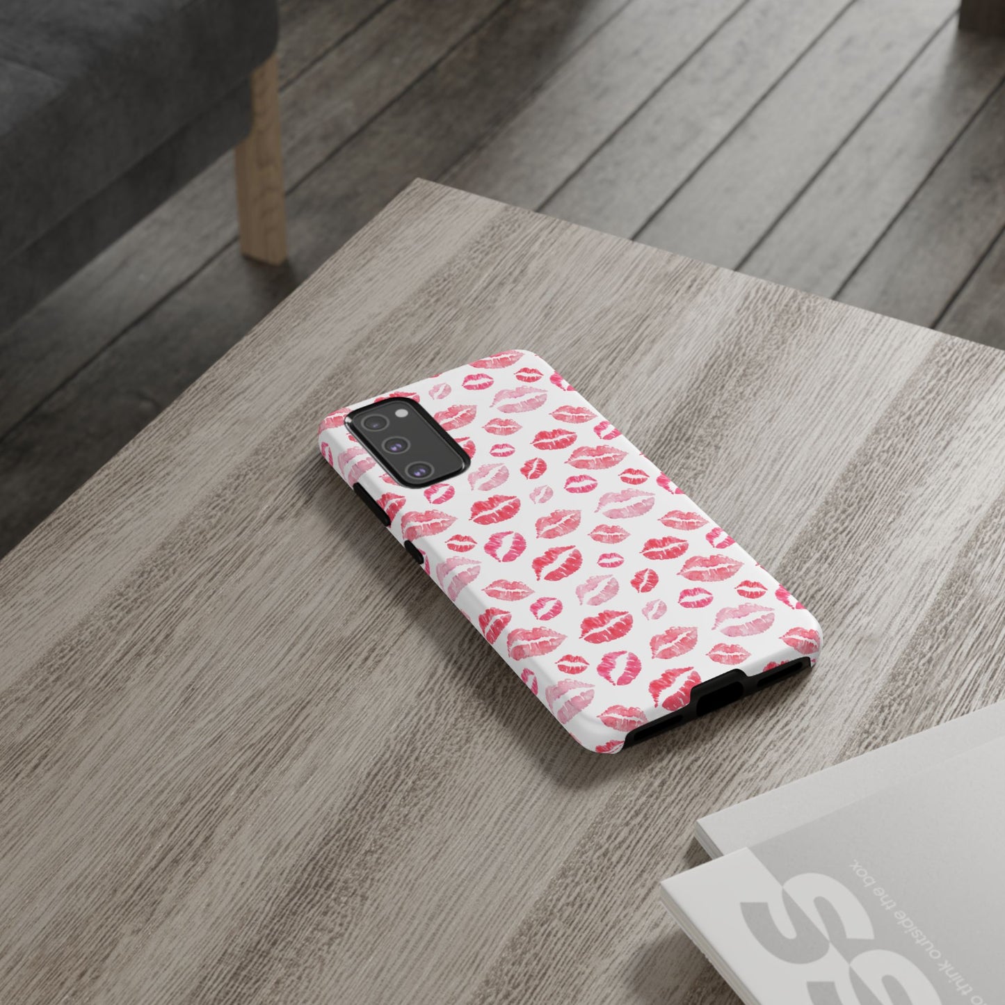 Kiss Pattern Tough Phone Cases, Cute, Unique for Samsung