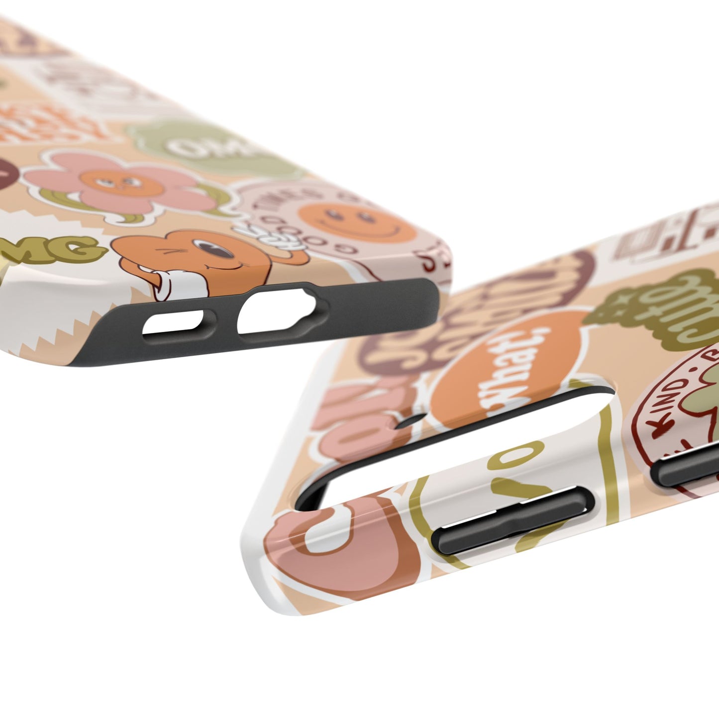 Vibrant, Positive Affirmation Sticker Phone Cases, Cute for Teens, Fun Ideas, Everyday Use