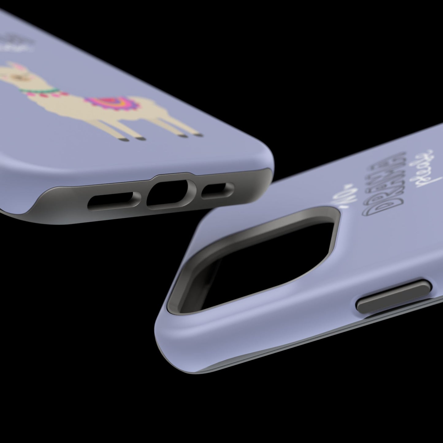 Cute Llama - No Drama MAGNETIC Tough Phone Case
