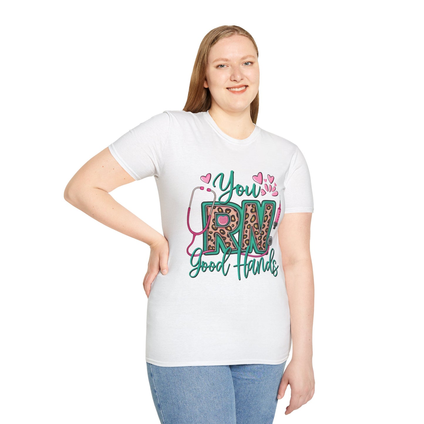 "You RN Good Hands" T-Shirt for Nurses