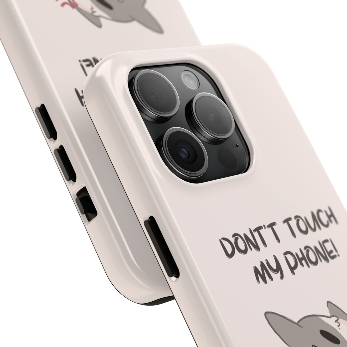 Funny Cat - Don't Touch My Phone! Tough Phone Case