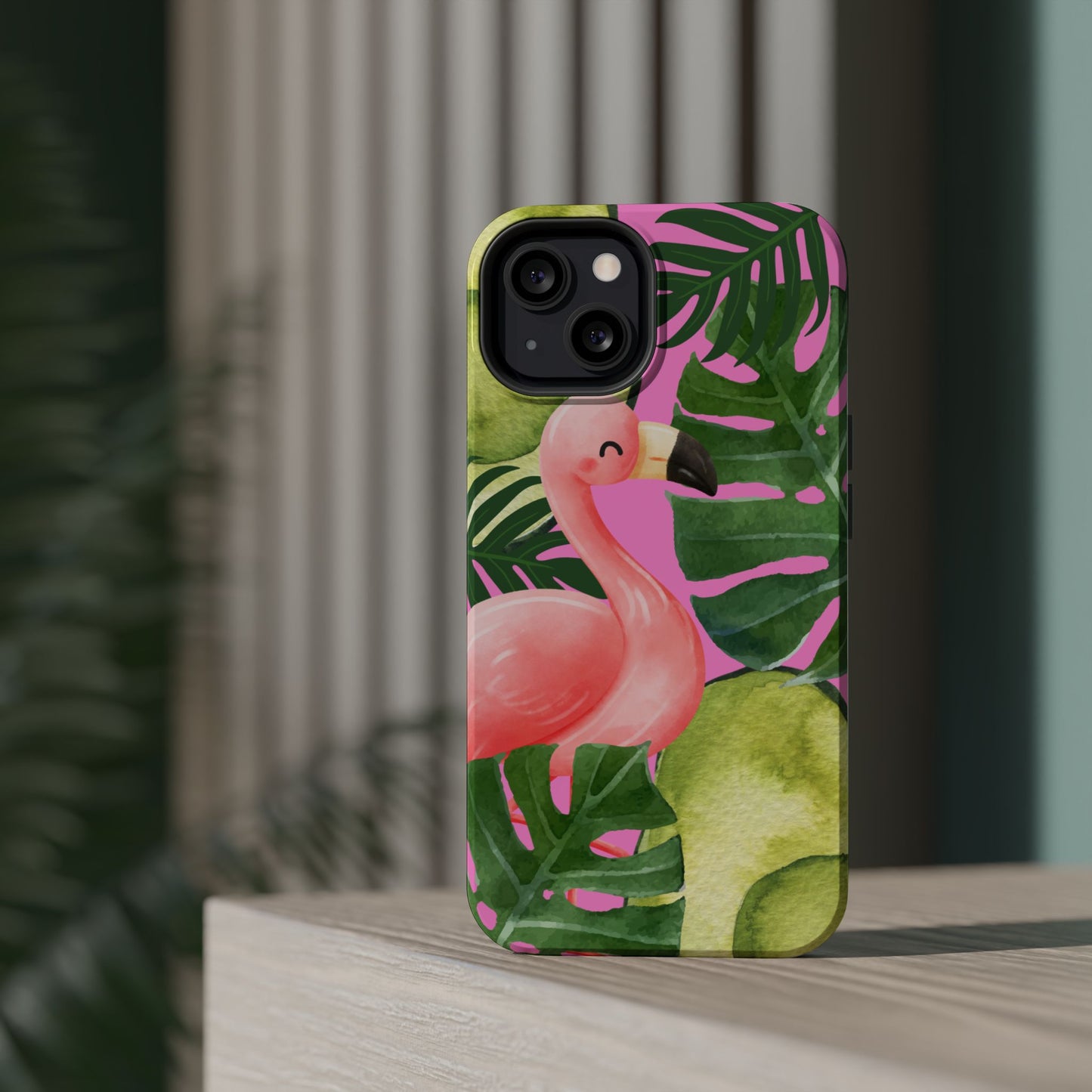 Tropical Flamingo, Cute, Summer Vibes MAGNETIC Tough Phone Case