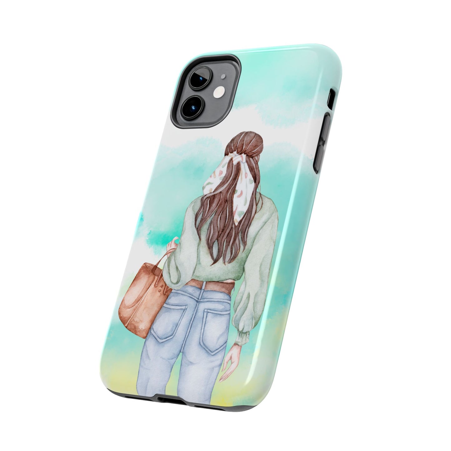 Whimsical Woman Tough Phone Case