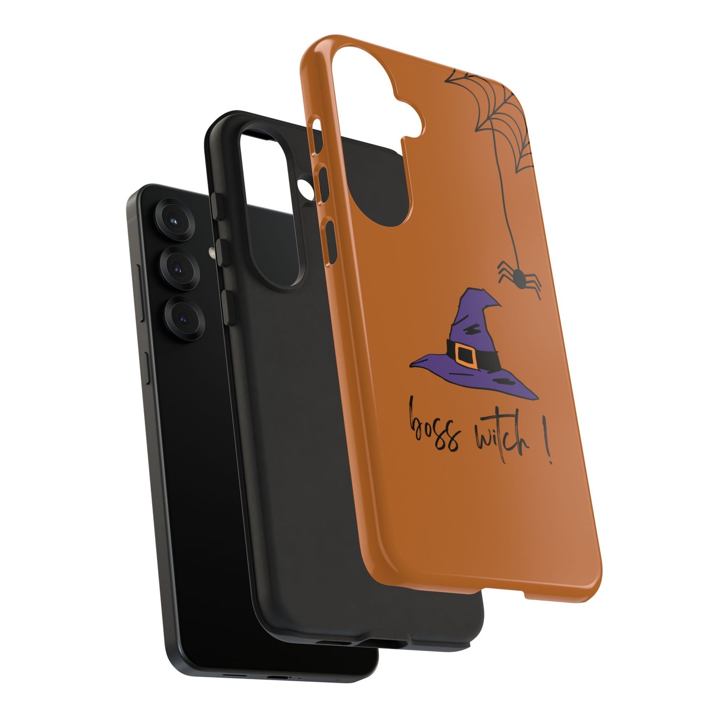 Halloween Phone Case, Boss Witch Phone Cover, Spooky Witch Design, Phone Accessory, Gift for Her, Autumn Decor, Witchy Aesthetic